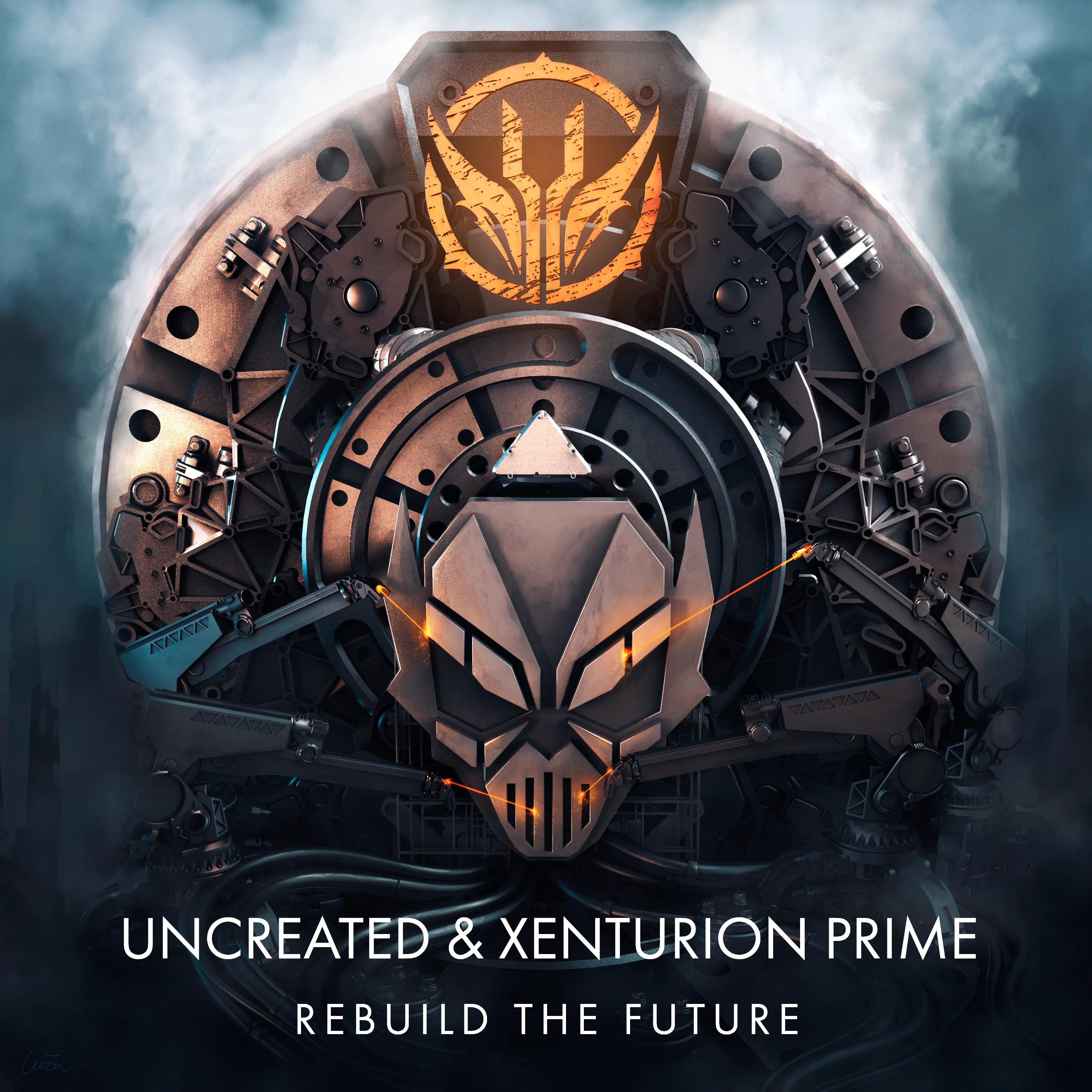Official album cover art for the release Rebuilding the Future by Xenturion Prime