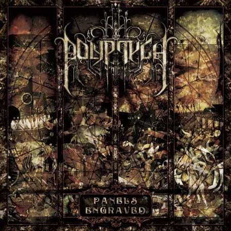 Official album cover art for the release Panels Engraved by Polyptych
