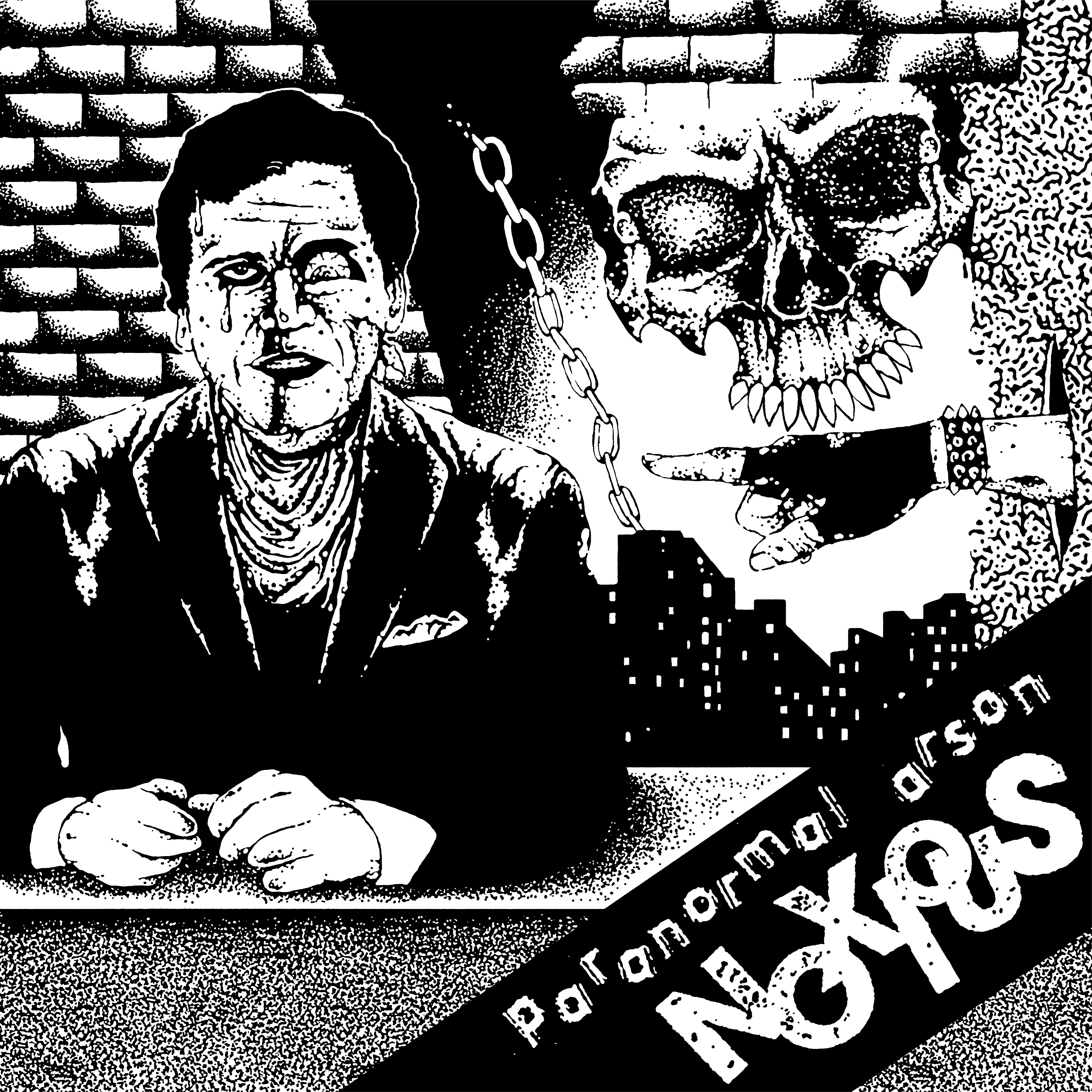 Official album cover art for the release Noxious by Paranormal Arson