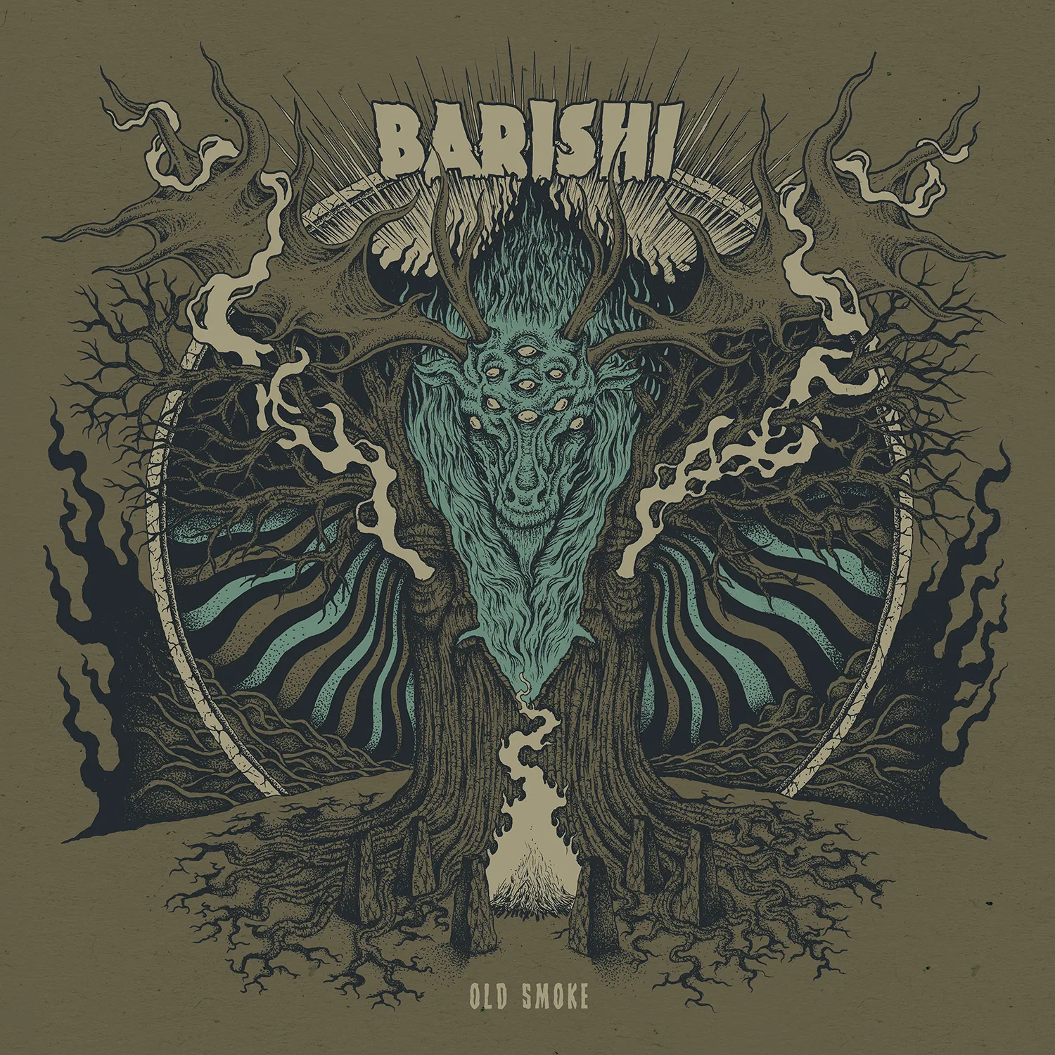 Official album cover art for the release Old Smoke by Barishi