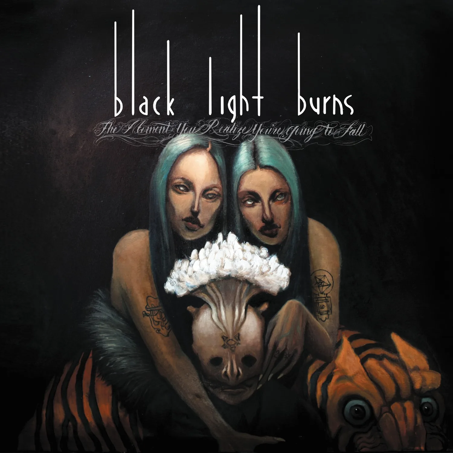 Official album cover art for the release The Moment You Realize You're Going to Fall by Black Light Burns