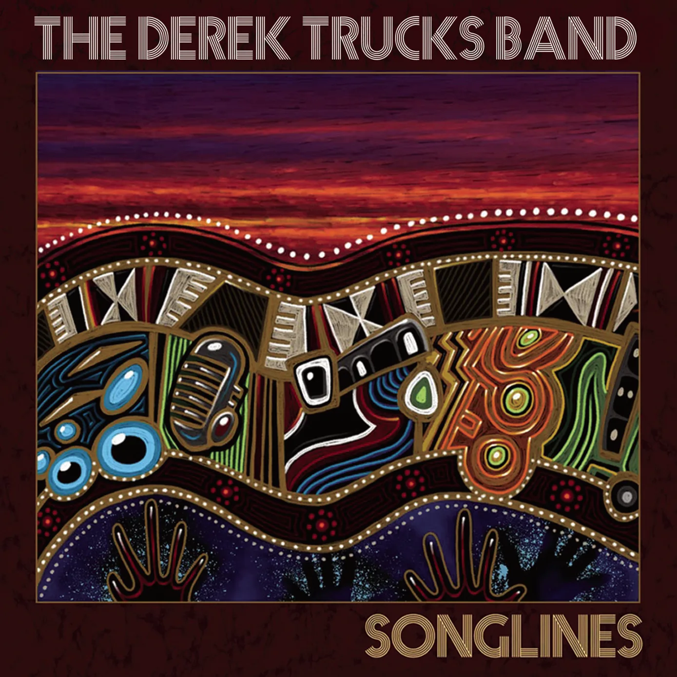Official album cover art for the release Songlines by The Derek Trucks Band
