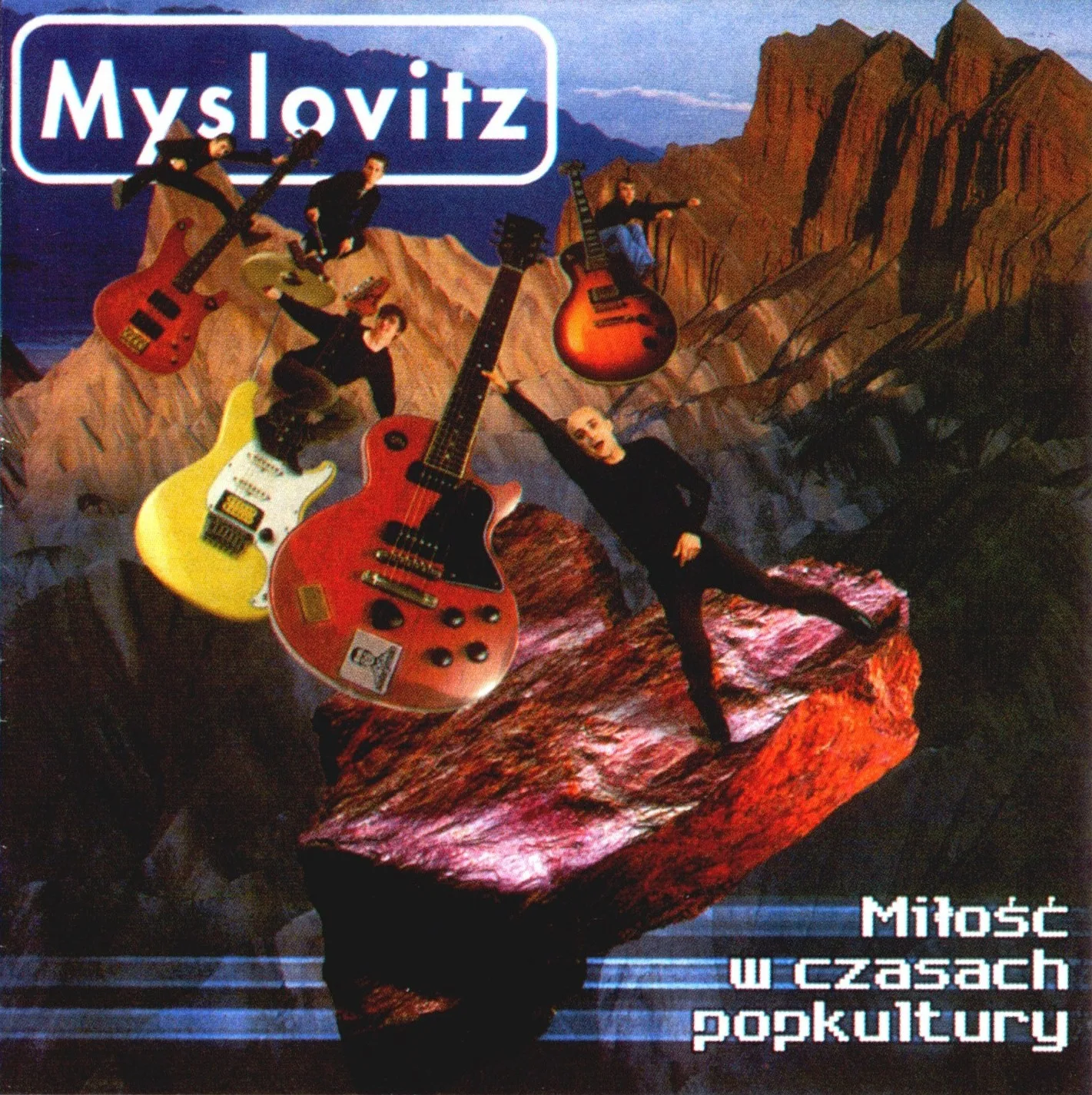 Official album cover art for the release Miłość w czasach popkultury by Myslovitz