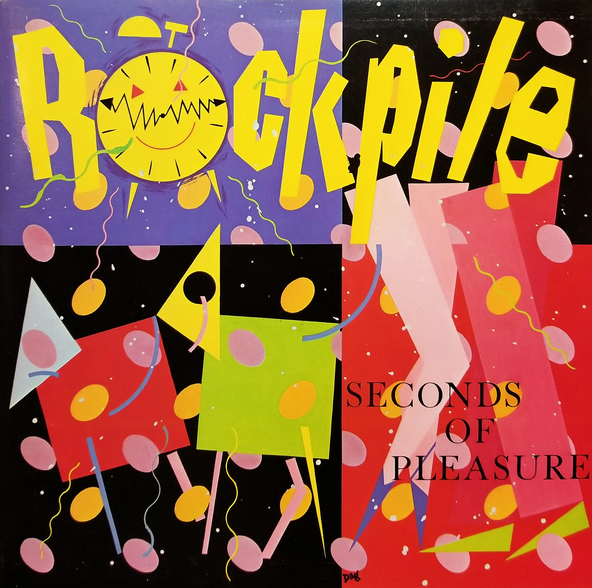 Official album cover art for the release Seconds of Pleasure by Rockpile