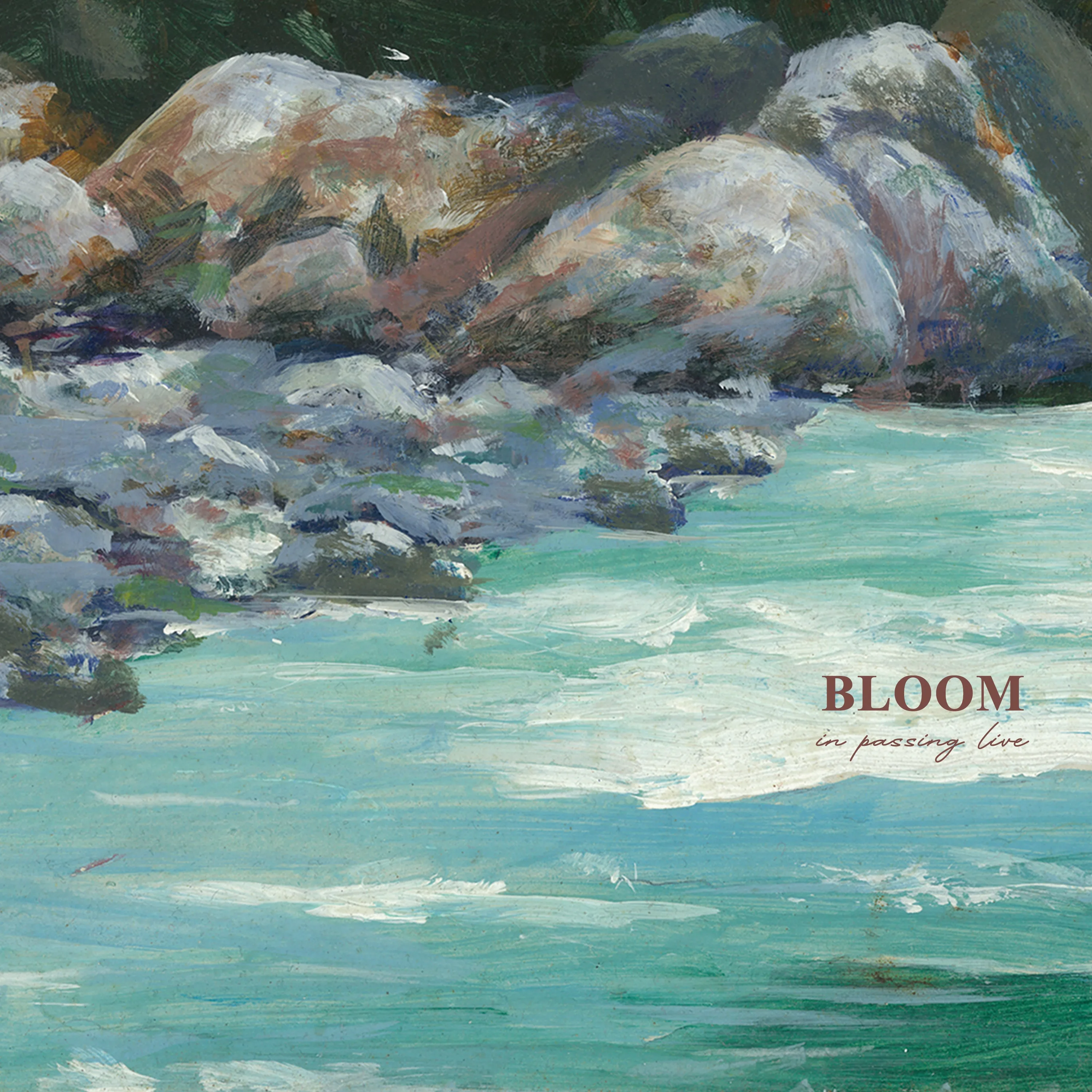 Official album cover art for the release In Passing (live) by Bloom