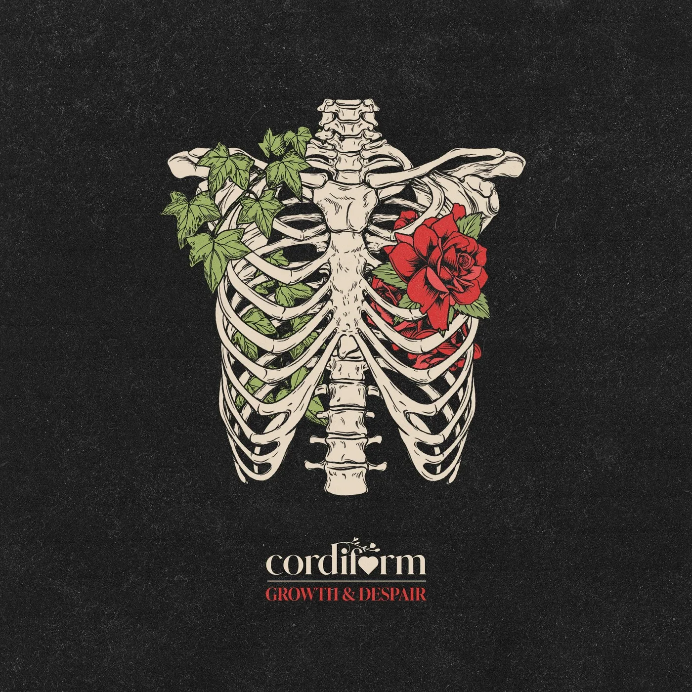 Official album cover art for the release Growth & Despair by Cordiform