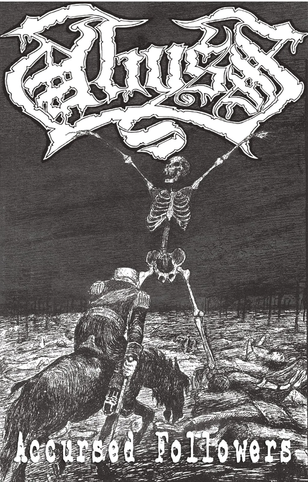 Official album cover art for the release Accursed Followers by Abyss