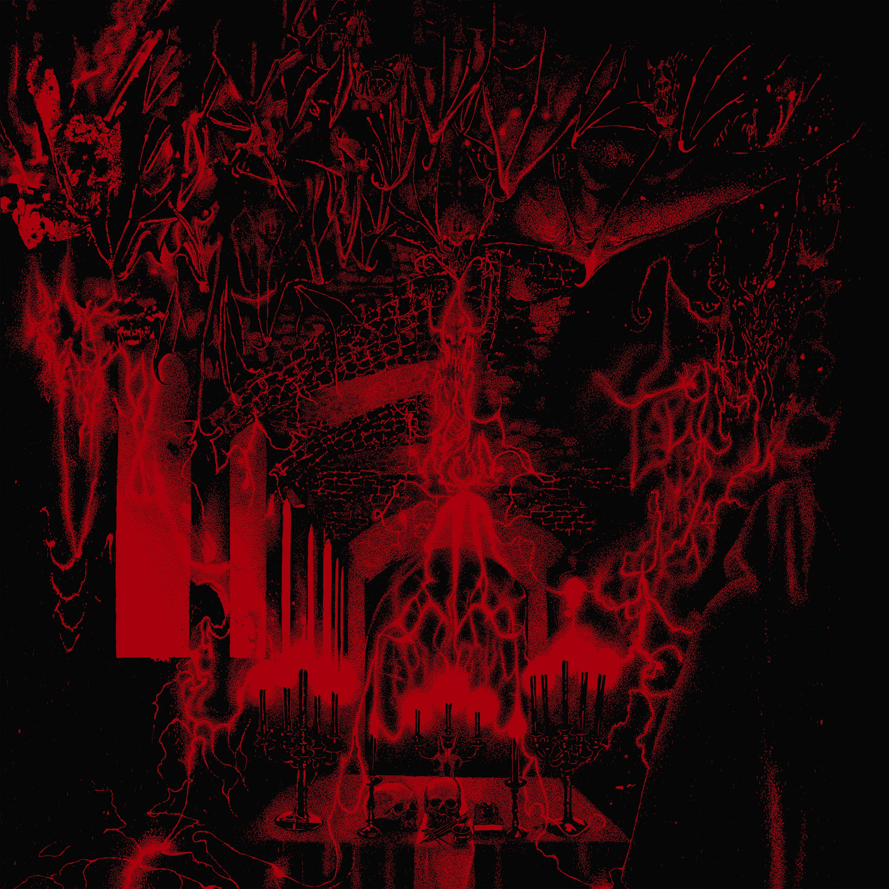 Official album cover art for the release Eternal Grip of the Nocturnal Empire by Crucifixion Bell