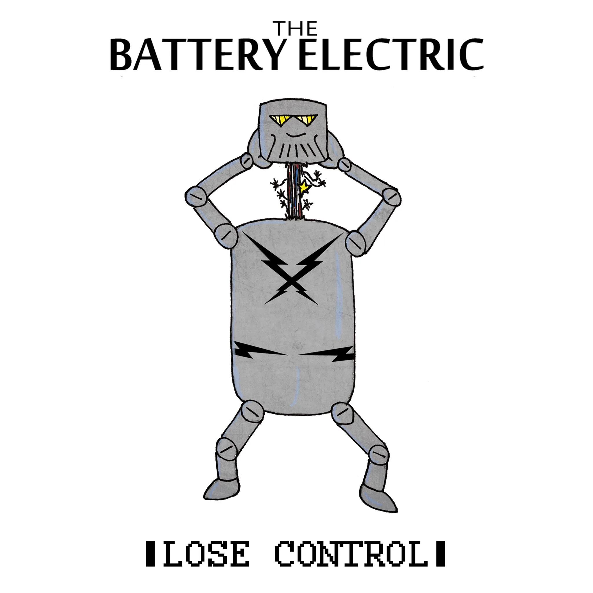 Official album cover art for the release Lose Control by The Battery Electric