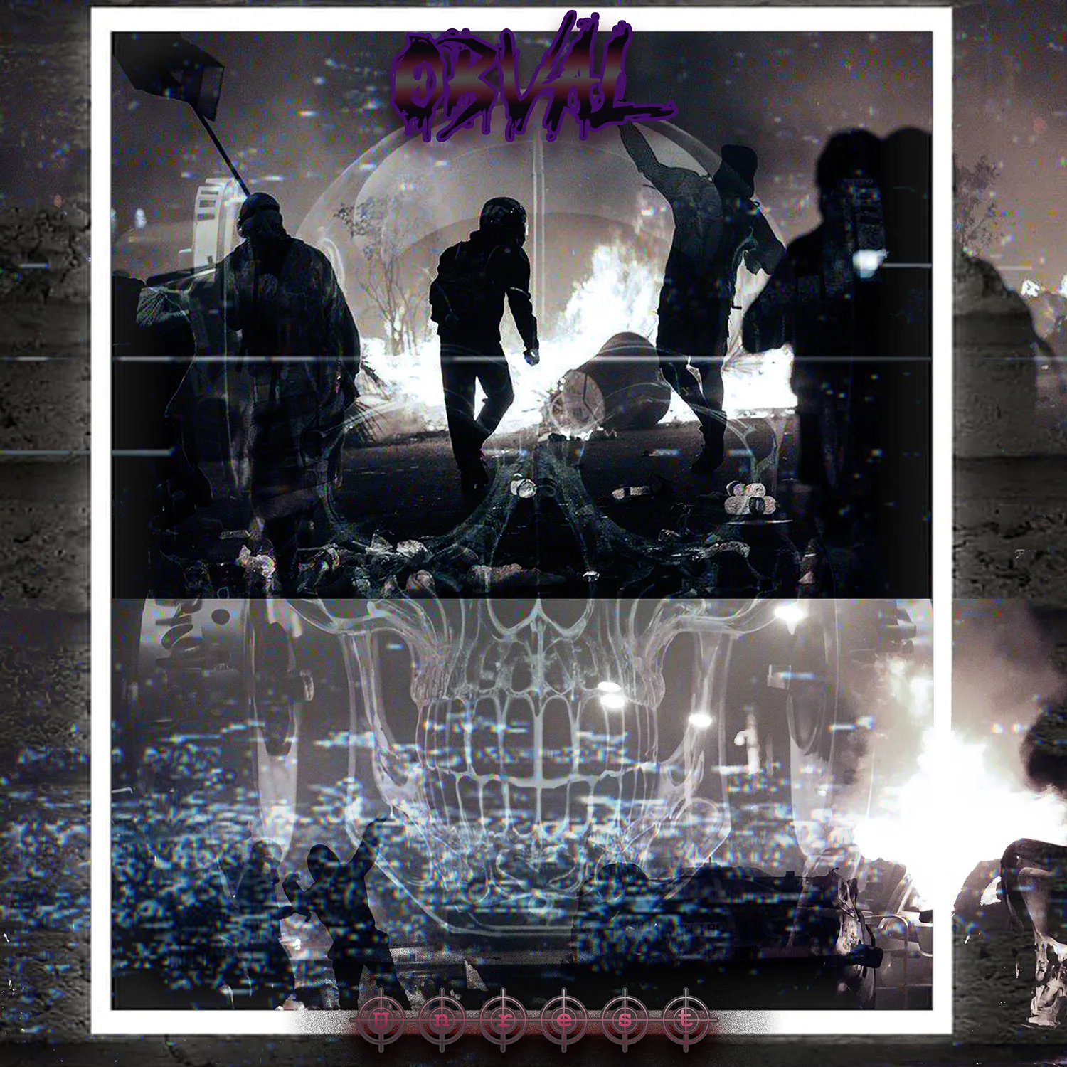 Official album cover art for the release Unrest by Obval