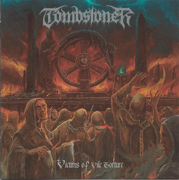 Official album cover art for the release Victims of Vile Torture by Tombstoner