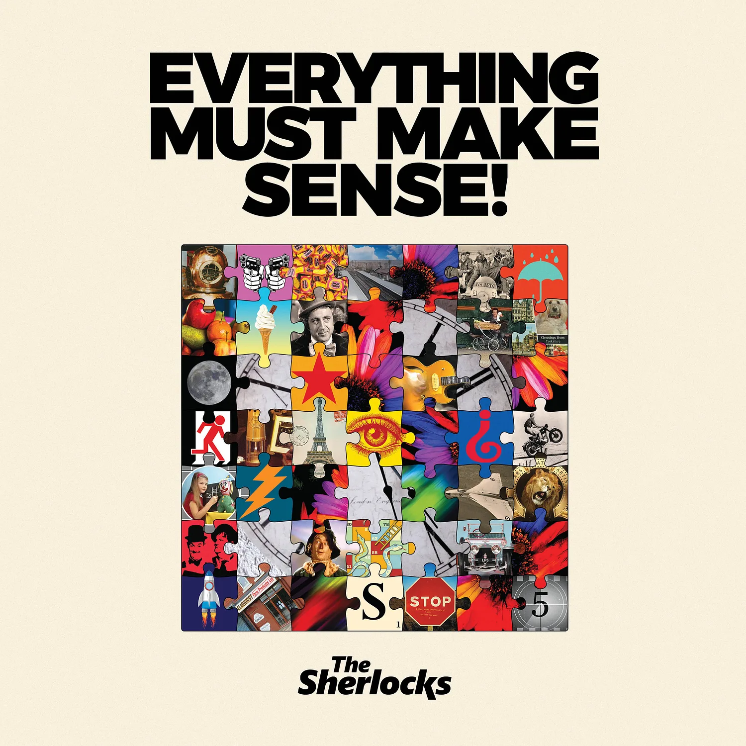 Official album cover art for the release Everything Must Make Sense! by The Sherlocks