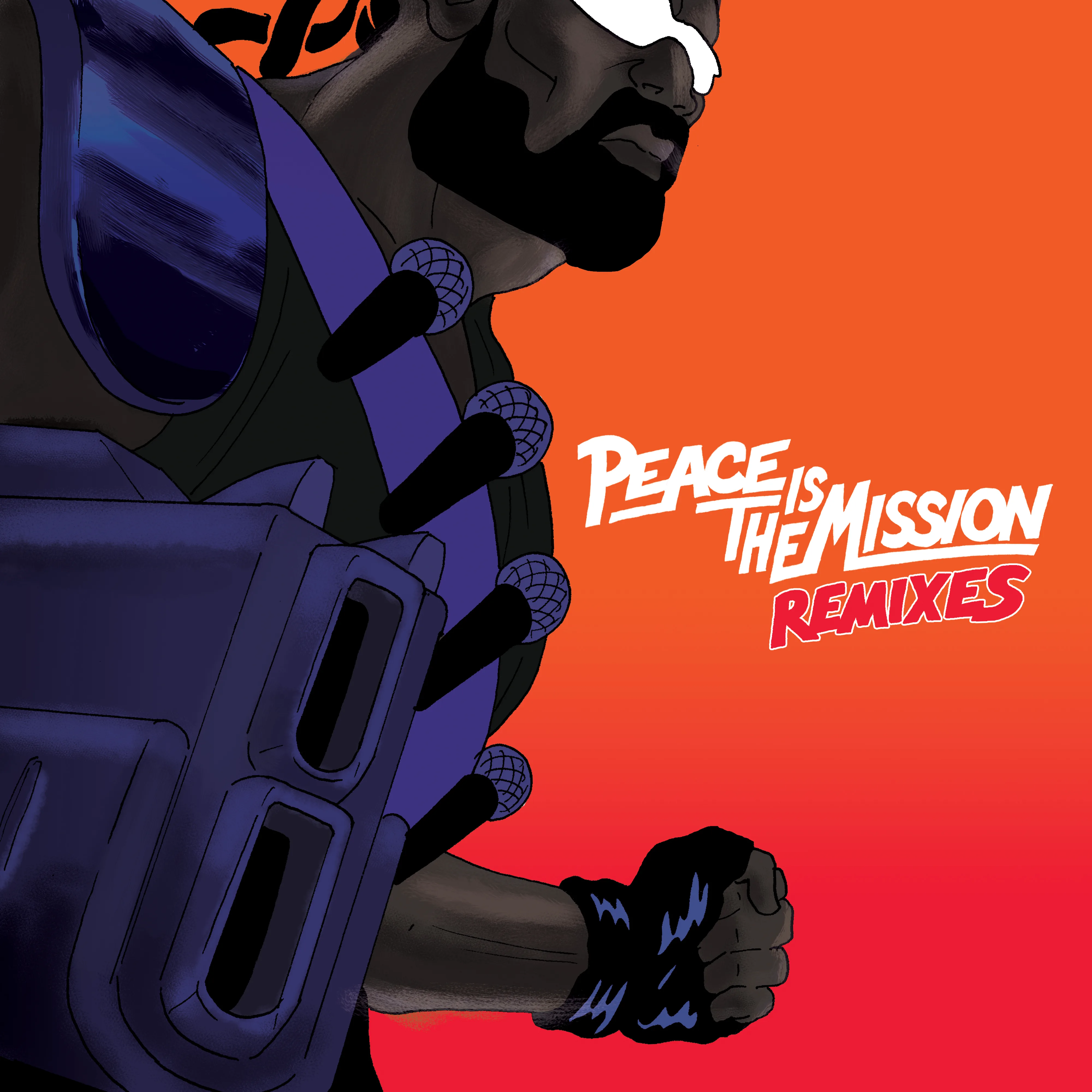 Official album cover artwork for Peace is the Mission (remixes) by Major Lazer