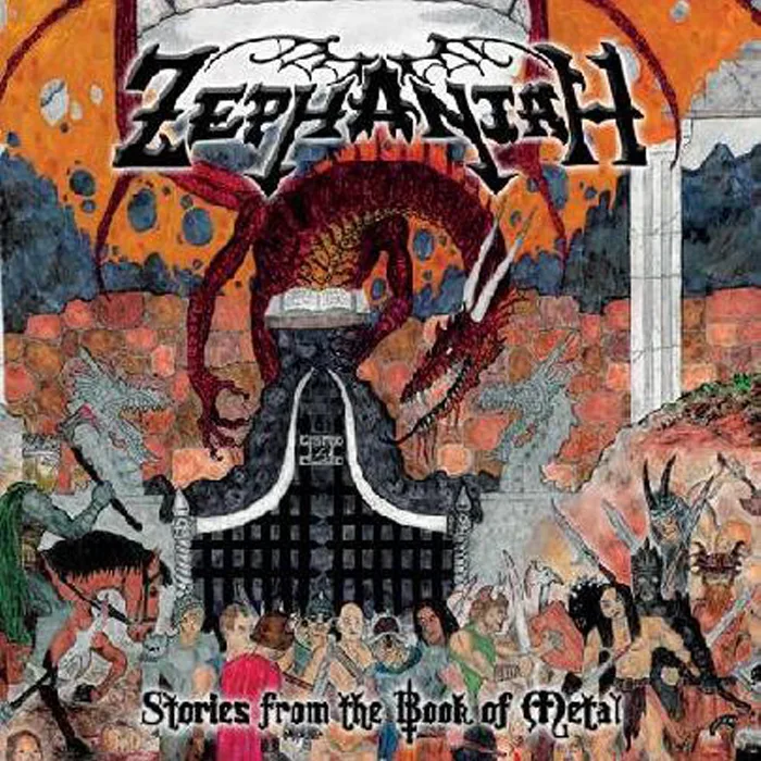 Official album cover art for the release Stories From the Book of Metal by Zephaniah