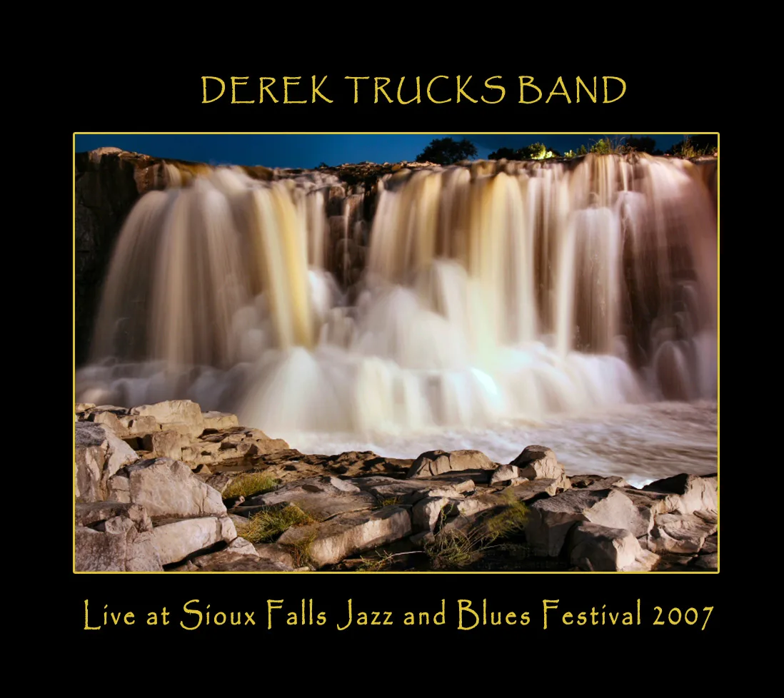 Official album cover art for the release Live at Sioux Falls Jazz & Blues Festival by The Derek Trucks Band