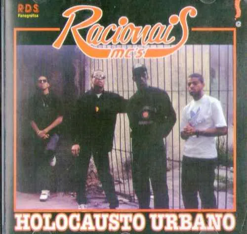 Official album cover art for the release Holocausto urbano by Racionais MC’s