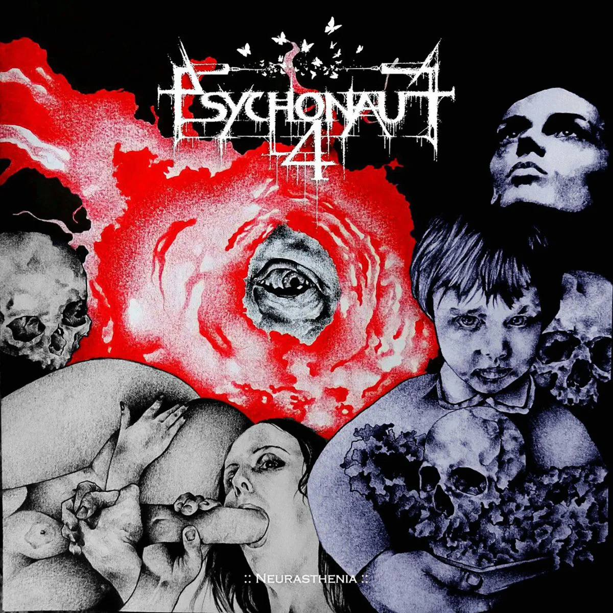 Official album cover art for the release Neurasthenia by Psychonaut 4
