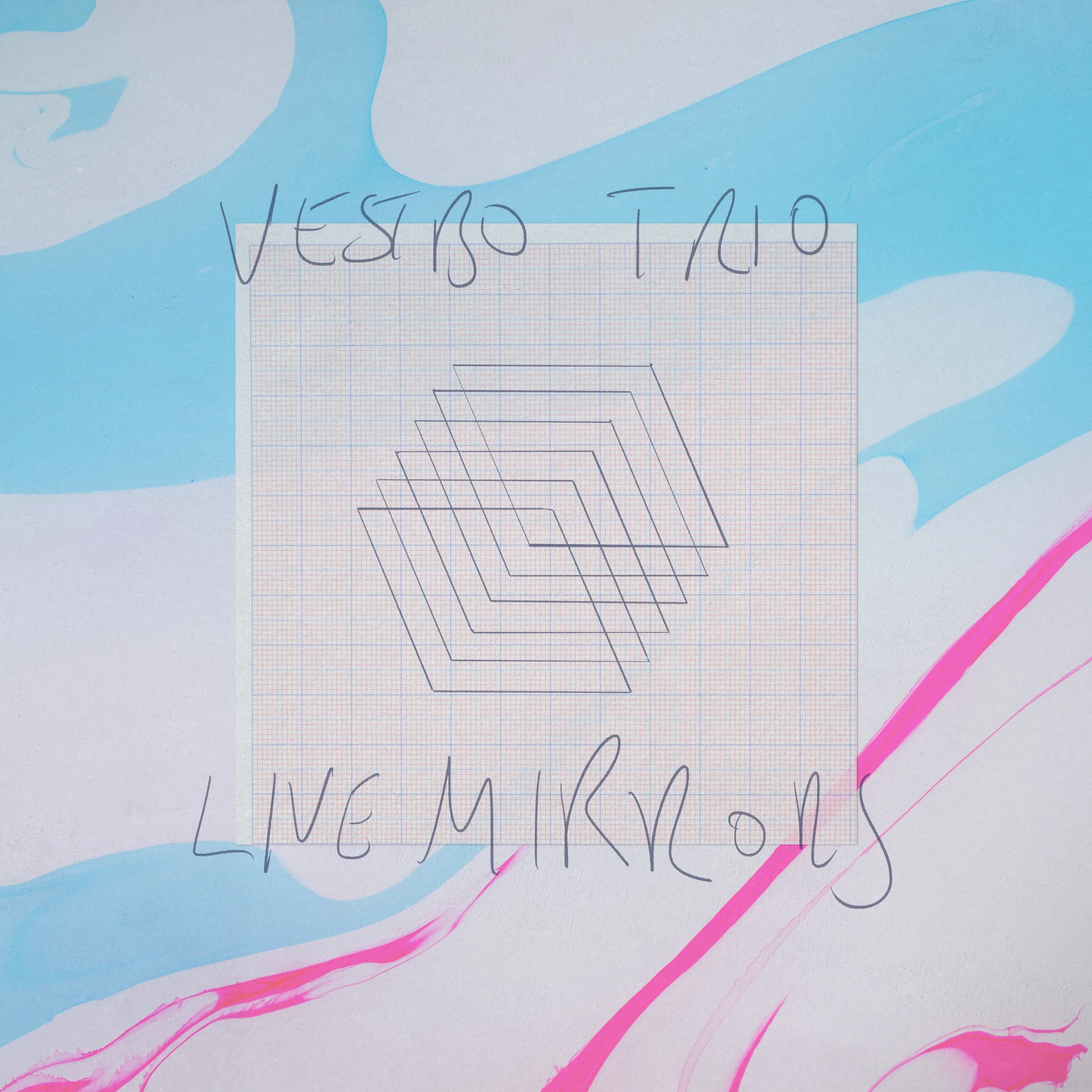 Official album cover art for the release Live Mirrors by Vestbo Trio