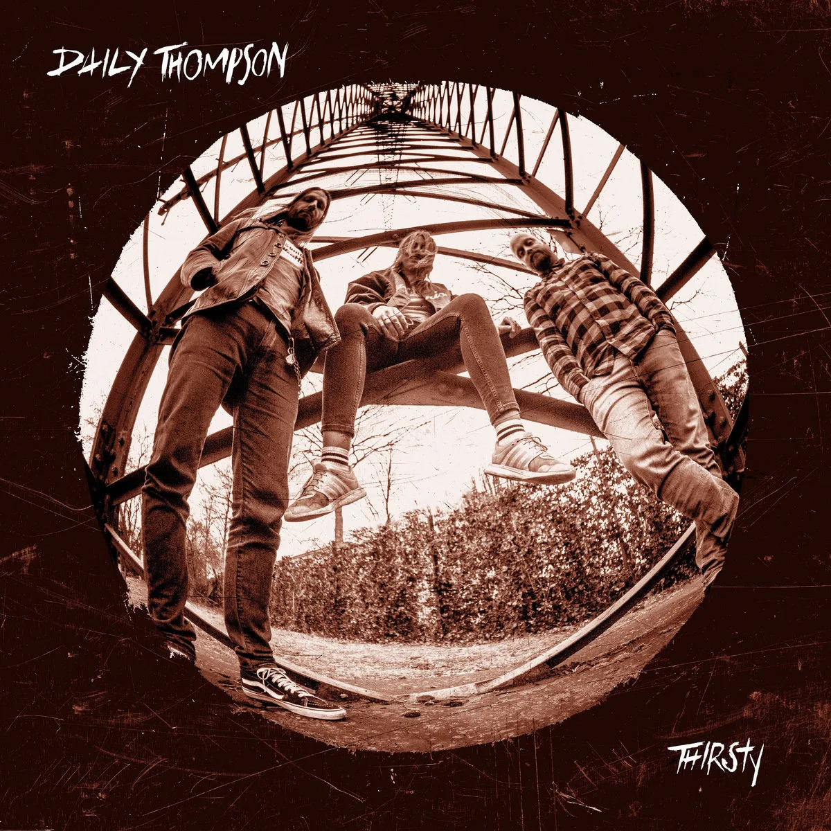 Official album cover art for the release Thirsty by Daily Thompson