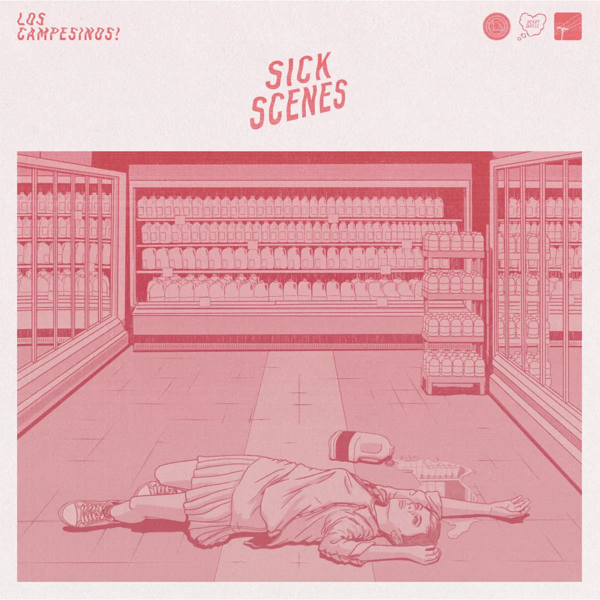 Official album cover artwork for Sick Scenes by Los Campesinos!