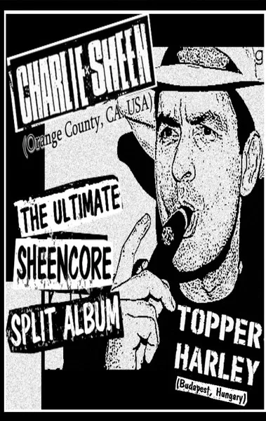 Official album cover art for the release The Ultimate Sheencore Split Album by Topper Harley
