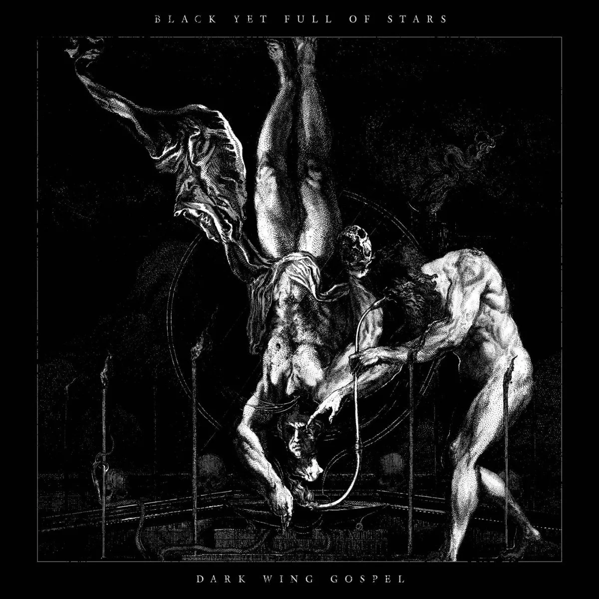 Official album cover art for the release Dark Wing Gospel by Black Yet Full of Stars