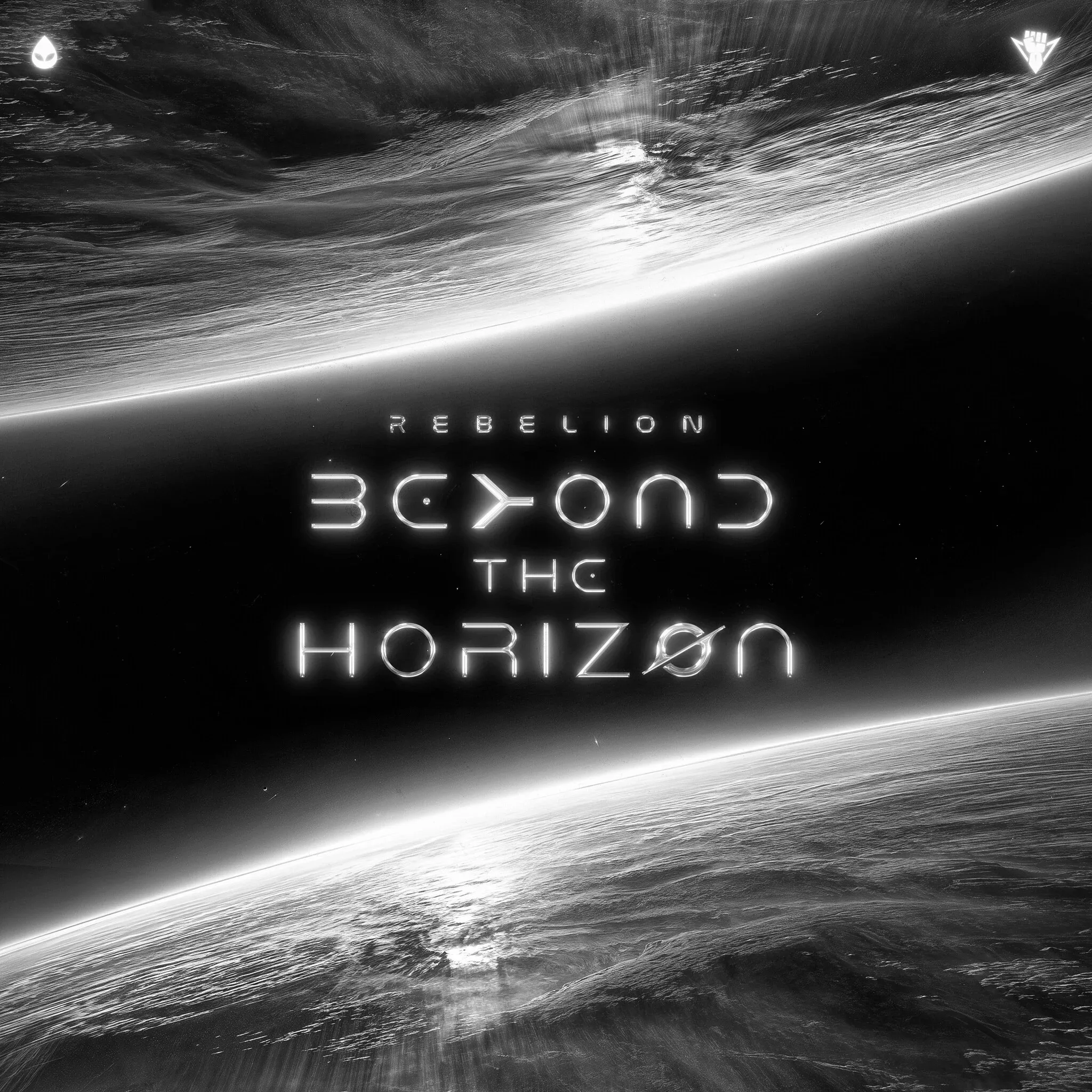 Official album cover art for the release Beyond The Horizon by Rebelion