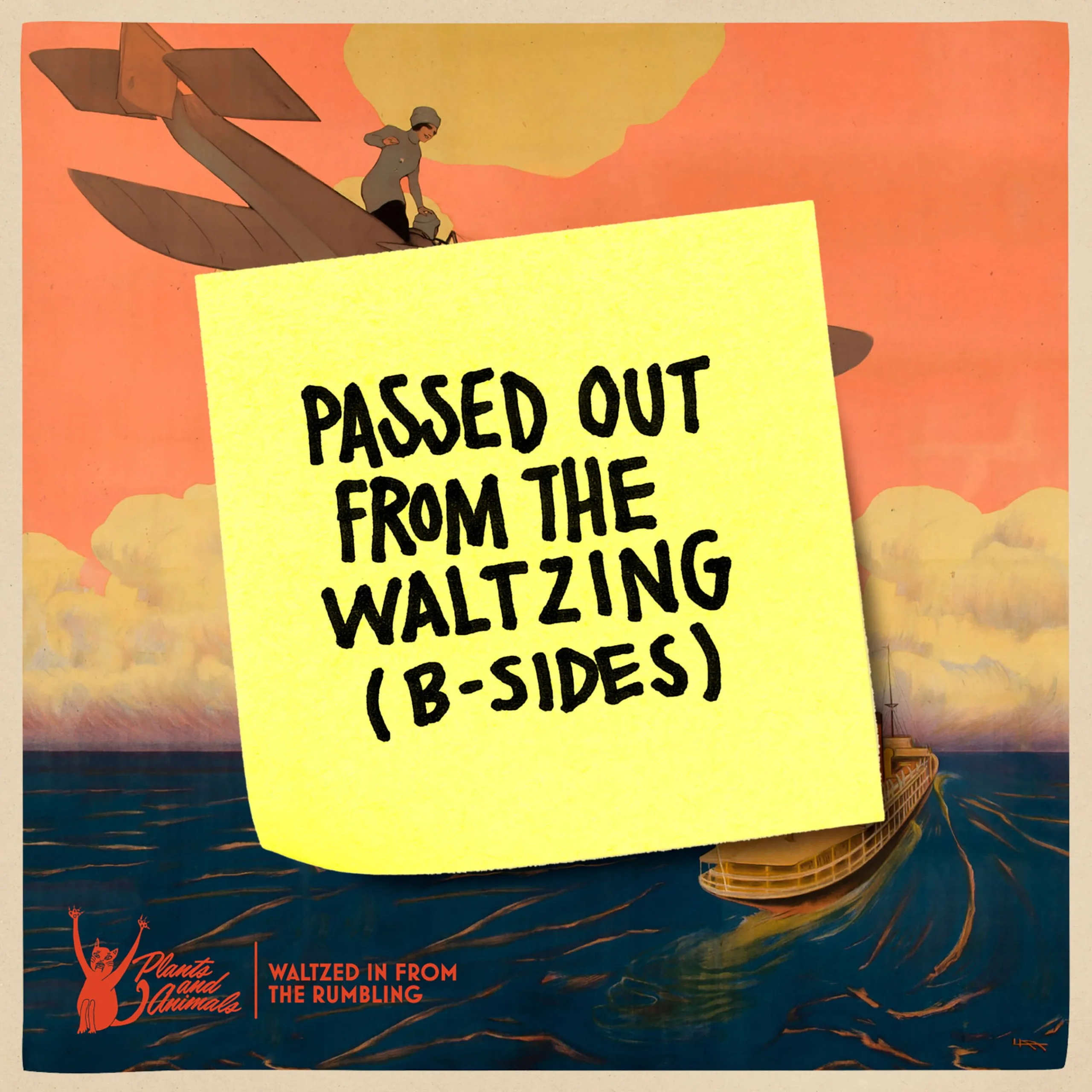 Official album cover art for the release Passed Out From the Waltzing (B‐Sides) by Plants and Animals