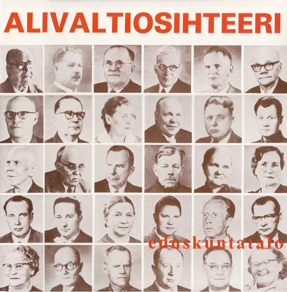 Official album cover art for the release Eduskuntatalo by Alivaltiosihteeri