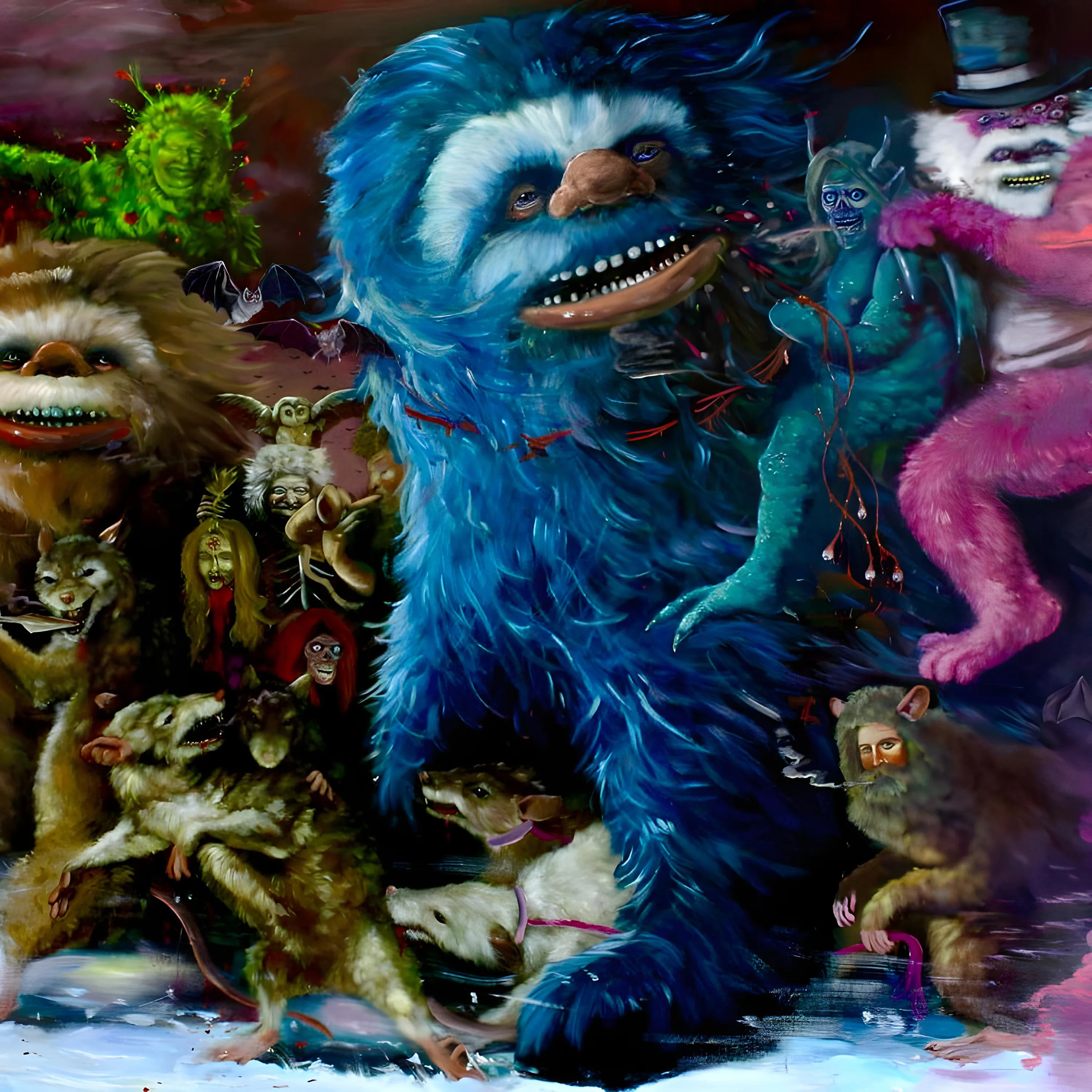 Official album cover art for the release Fairyland Codex by Tropical Fuck Storm
