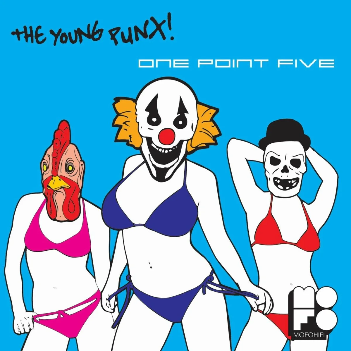 Official album cover art for the release One Point Five by The Young Punx