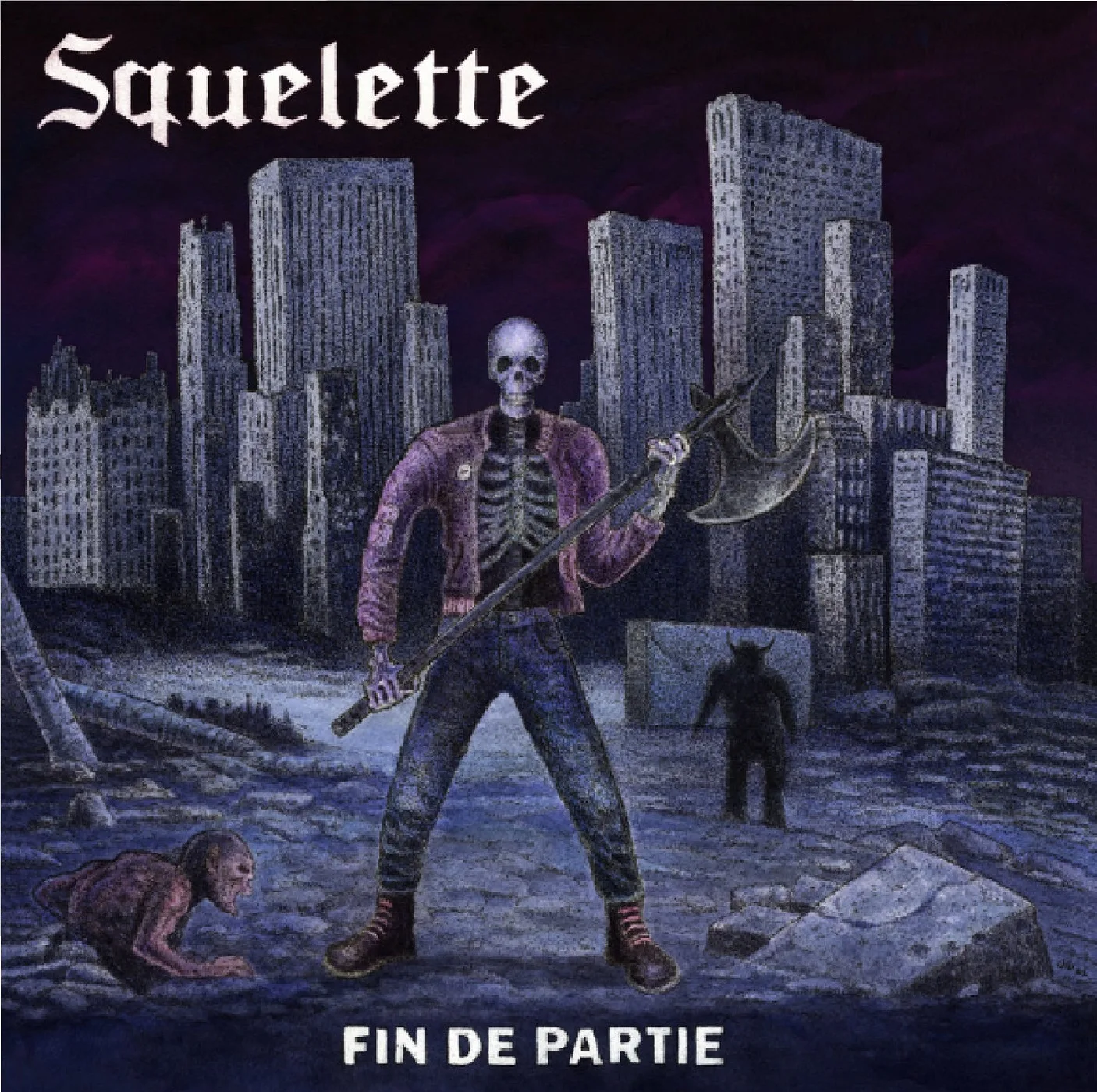 Official album cover art for the release Fin de partie by Squelette