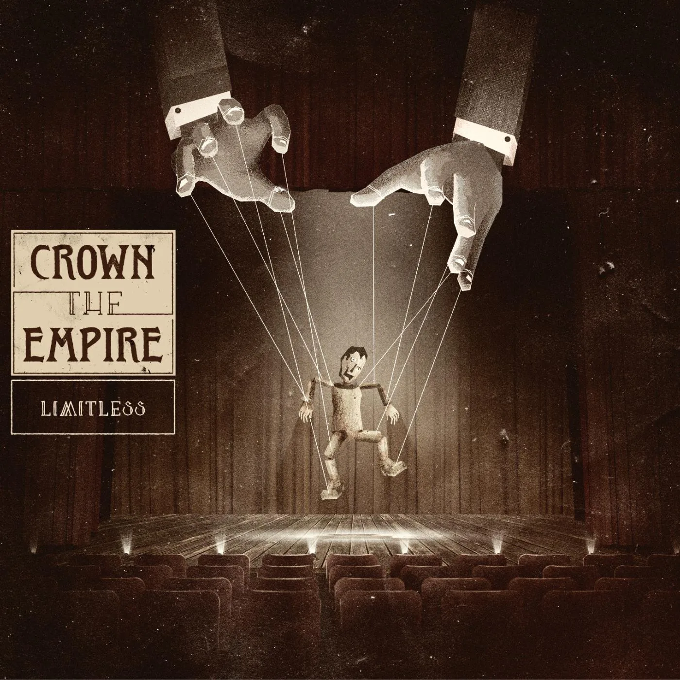 Official album cover art for the release Limitless by Crown the Empire
