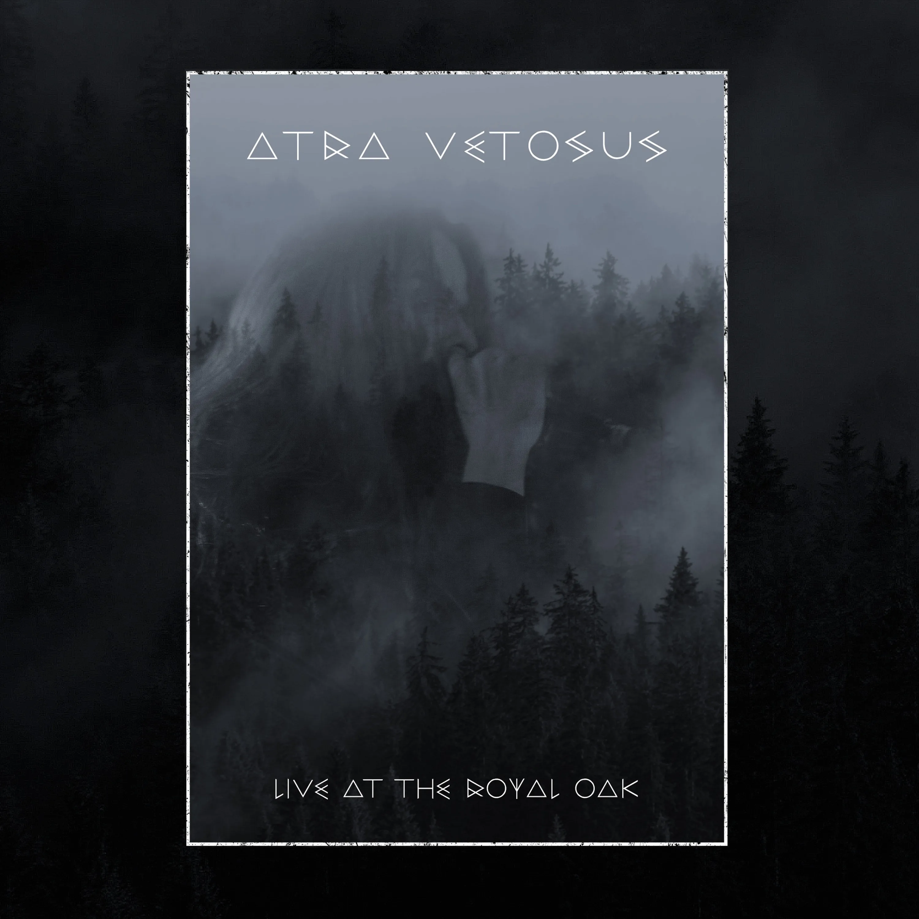 Official album cover art for the release Live at the Royal Oak by Atra Vetosus