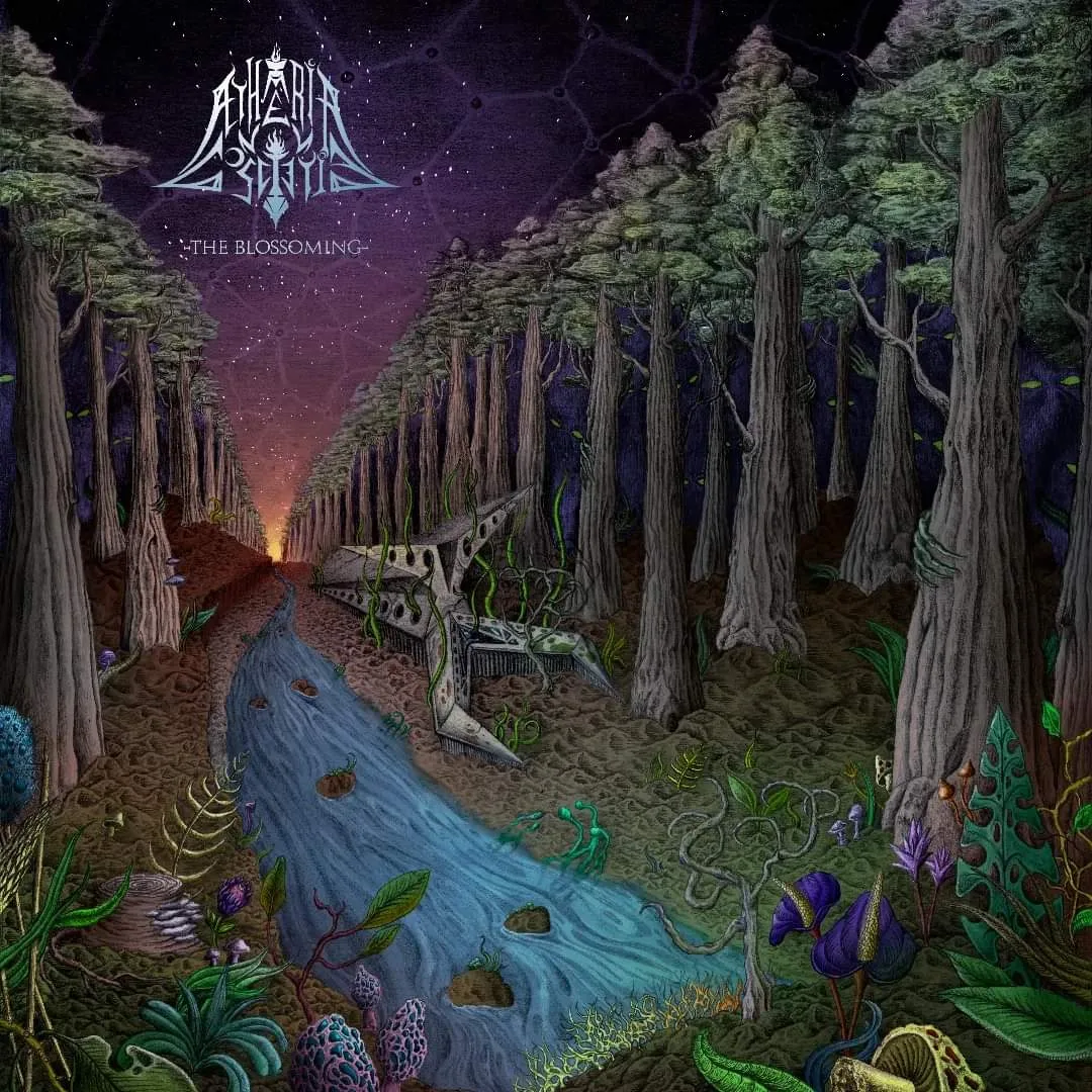 Official album cover art for the release The Blossoming by Æthĕrĭa Conscĭentĭa