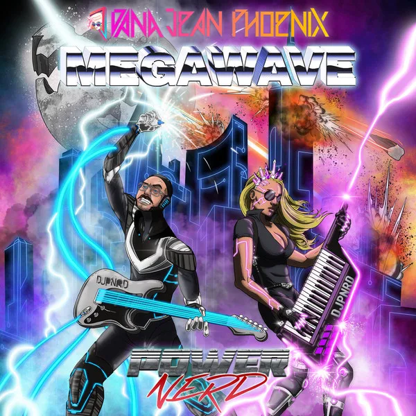 Official album cover art for the release Megawave by Powernerd