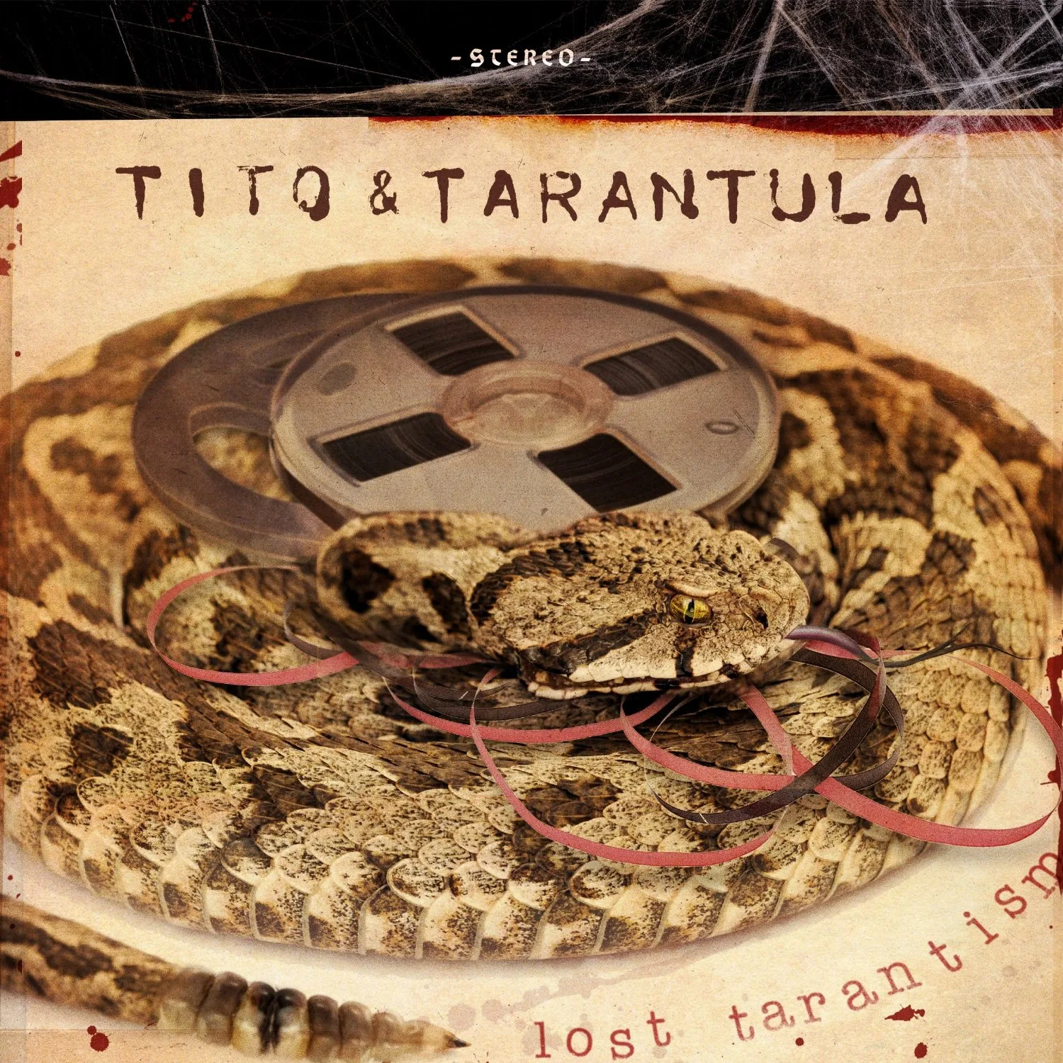 Official album cover art for the release Lost Tarantism by Tito & Tarantula