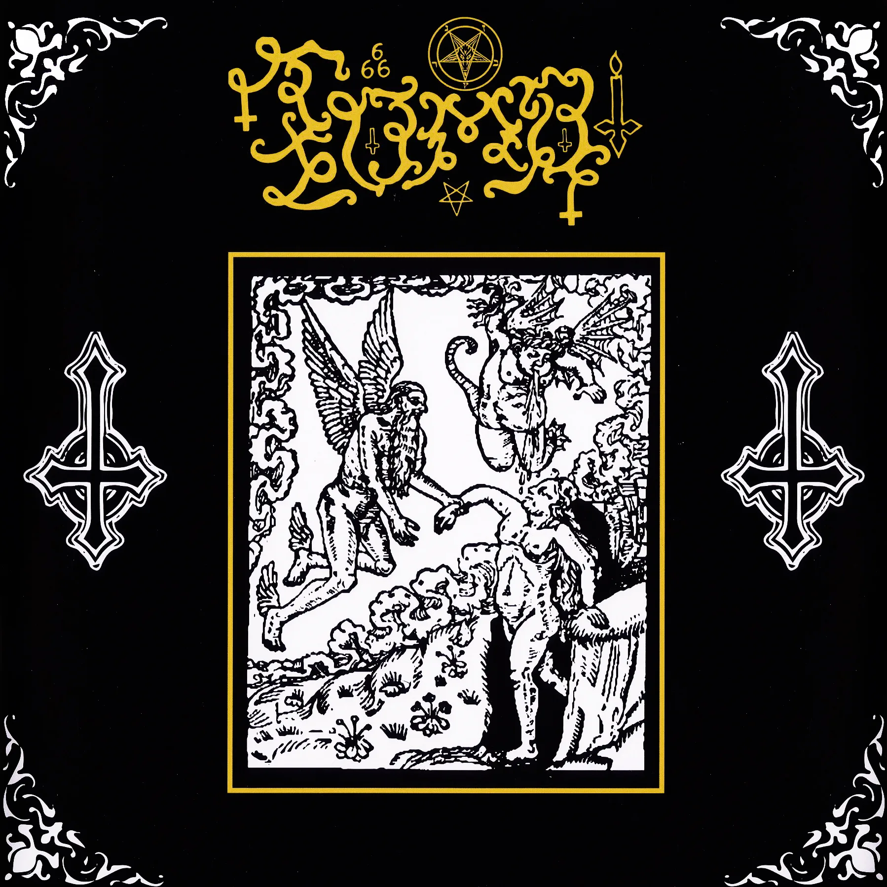 Official album cover art for the release Gates of Gehenna by Tomb