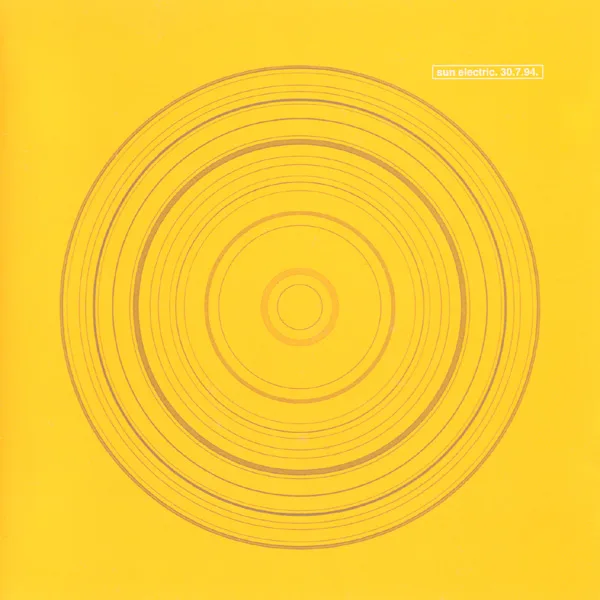 Official album cover art for the release 30.7.94 Live by Sun Electric