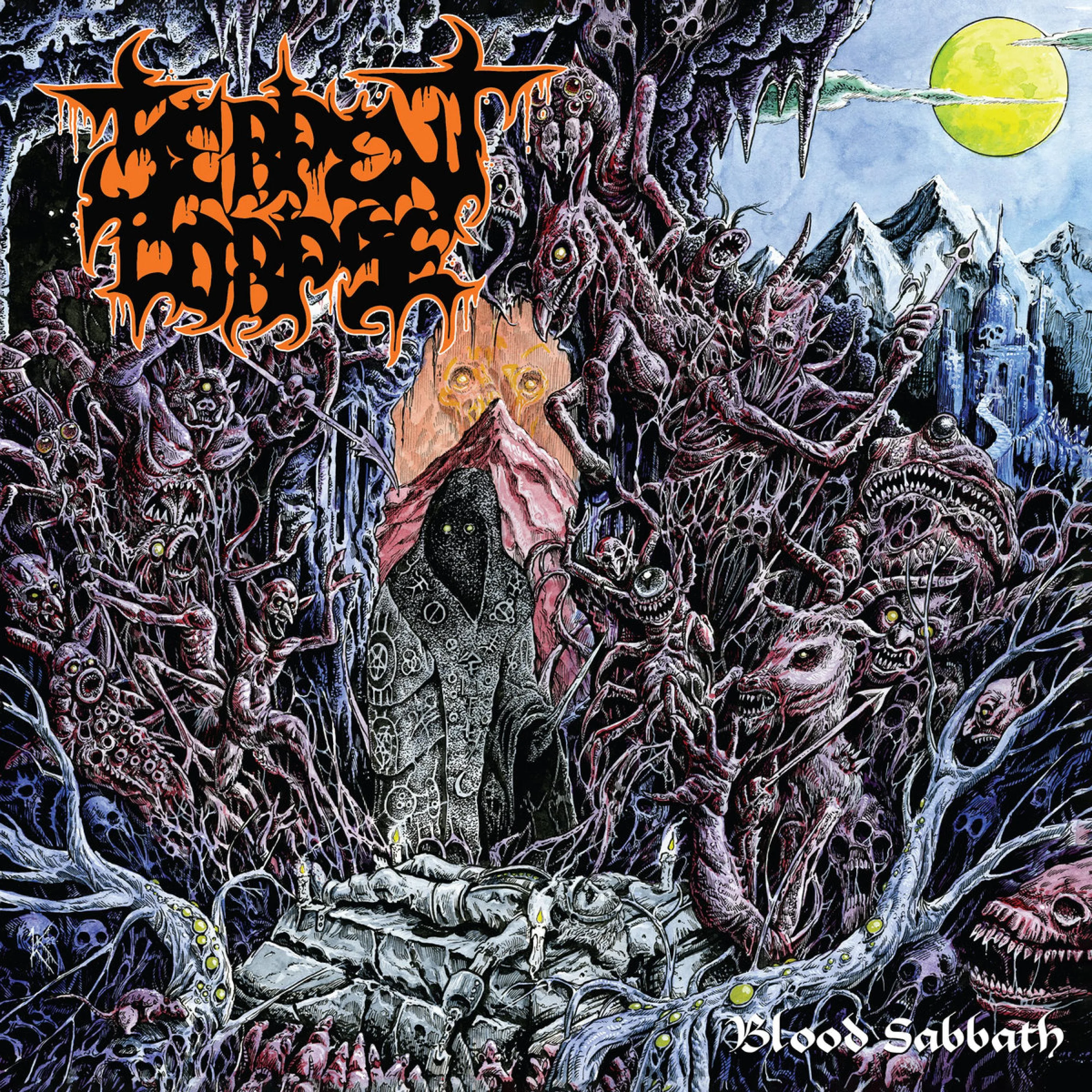 Official album cover art for the release Blood Sabbath by Serpent Corpse