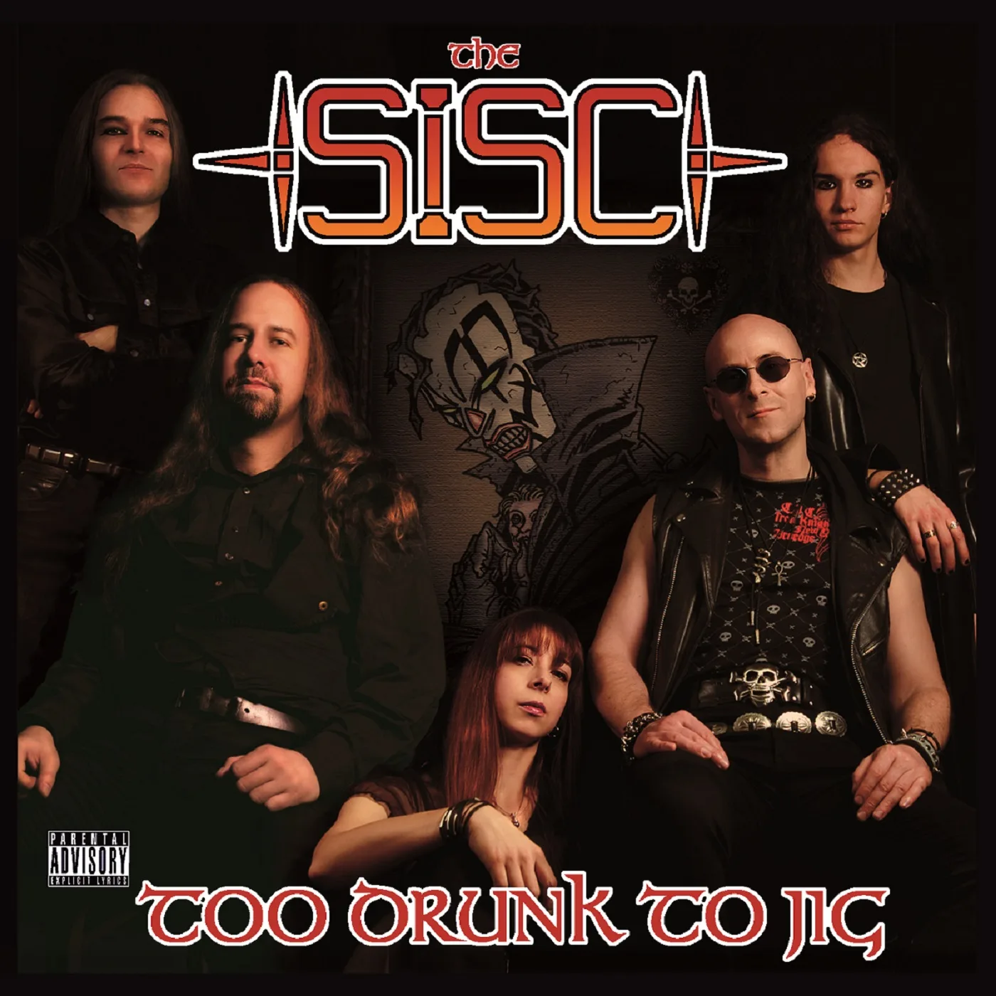 Official album cover art for the release Too Drunk to Jig by Sisc