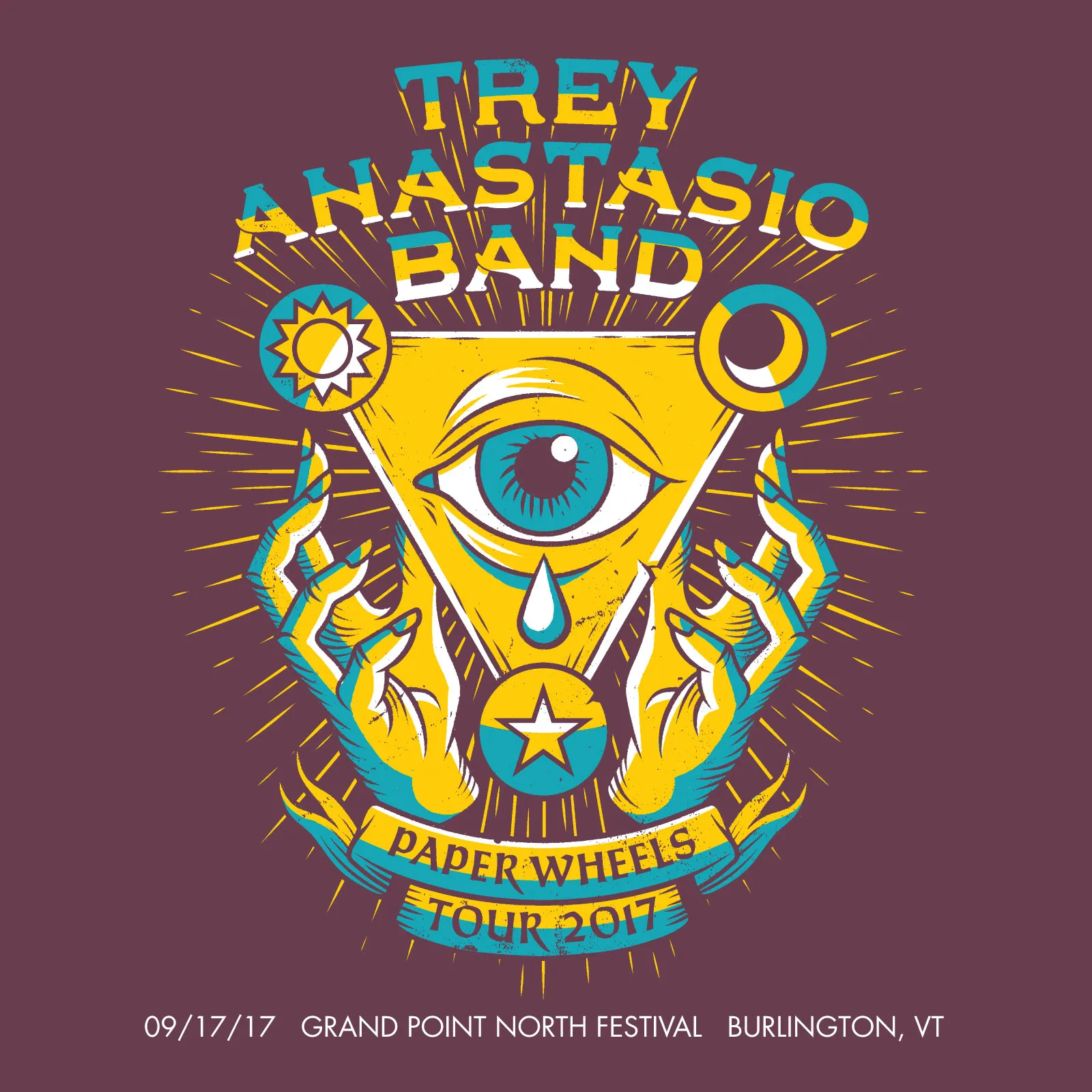 Official album cover artwork for 2017-09-17: Grand Point North Festival, Burlington, VT, USA by Trey Anastasio Band