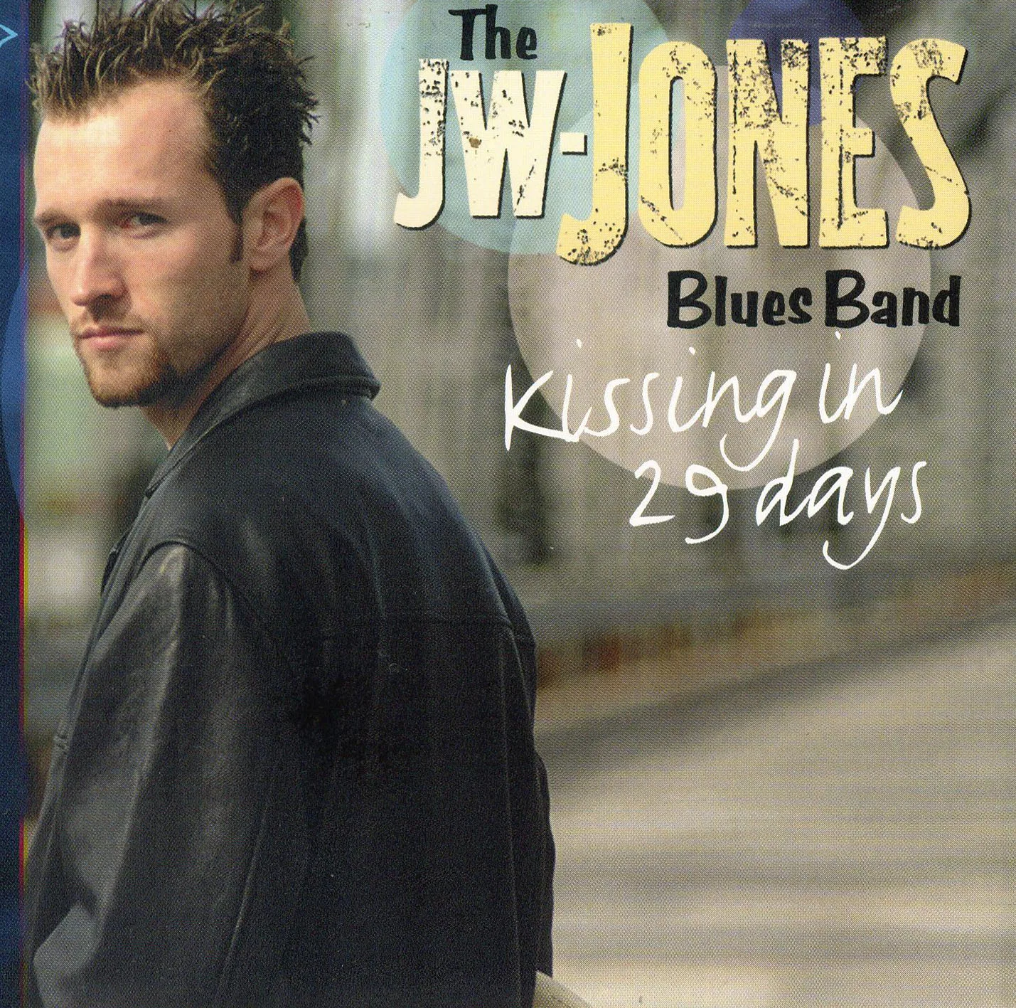 Official album cover art for the release Kissing in 29 Days by The JW-Jones Blues Band
