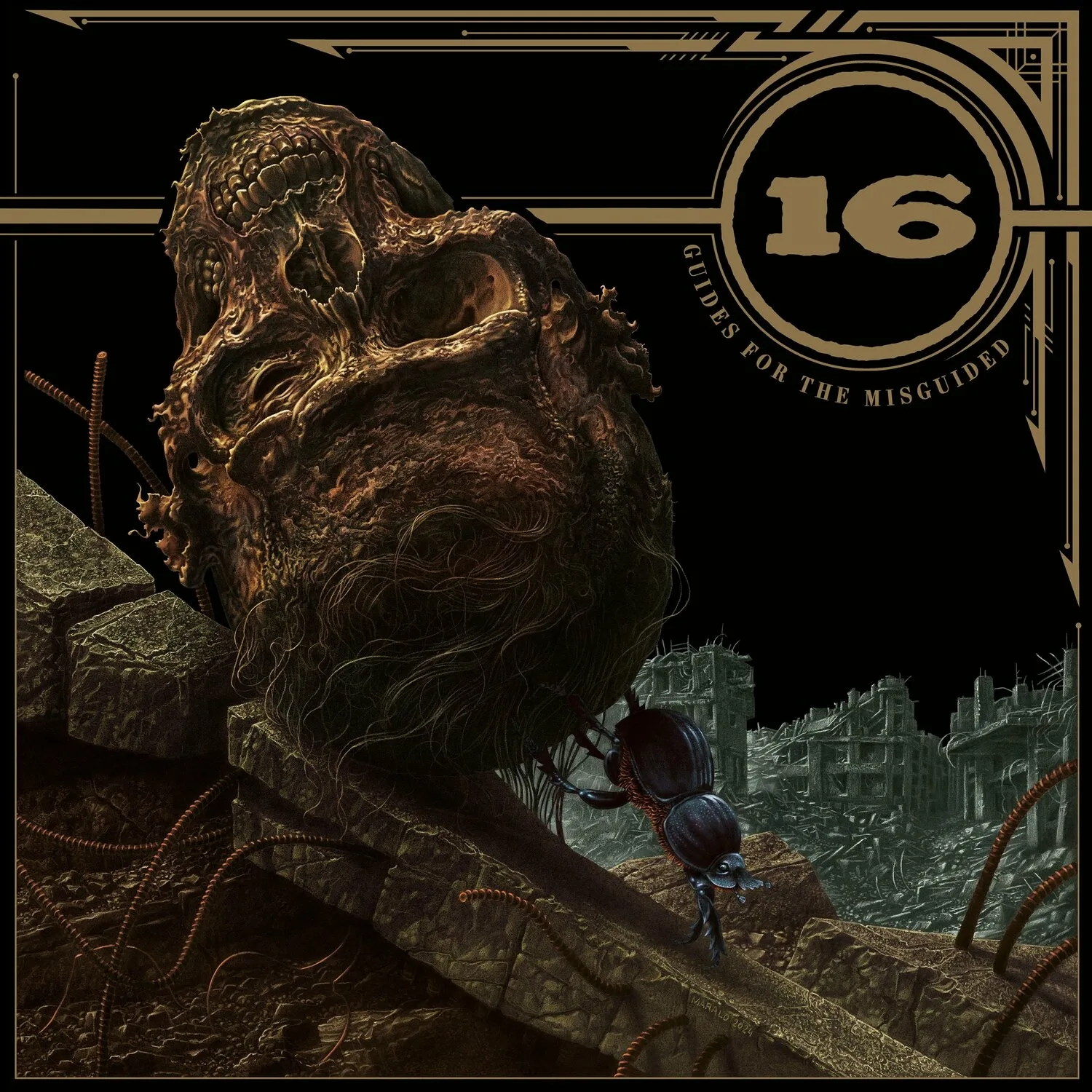 Official album cover art for the release Guides for the Misguided by 16