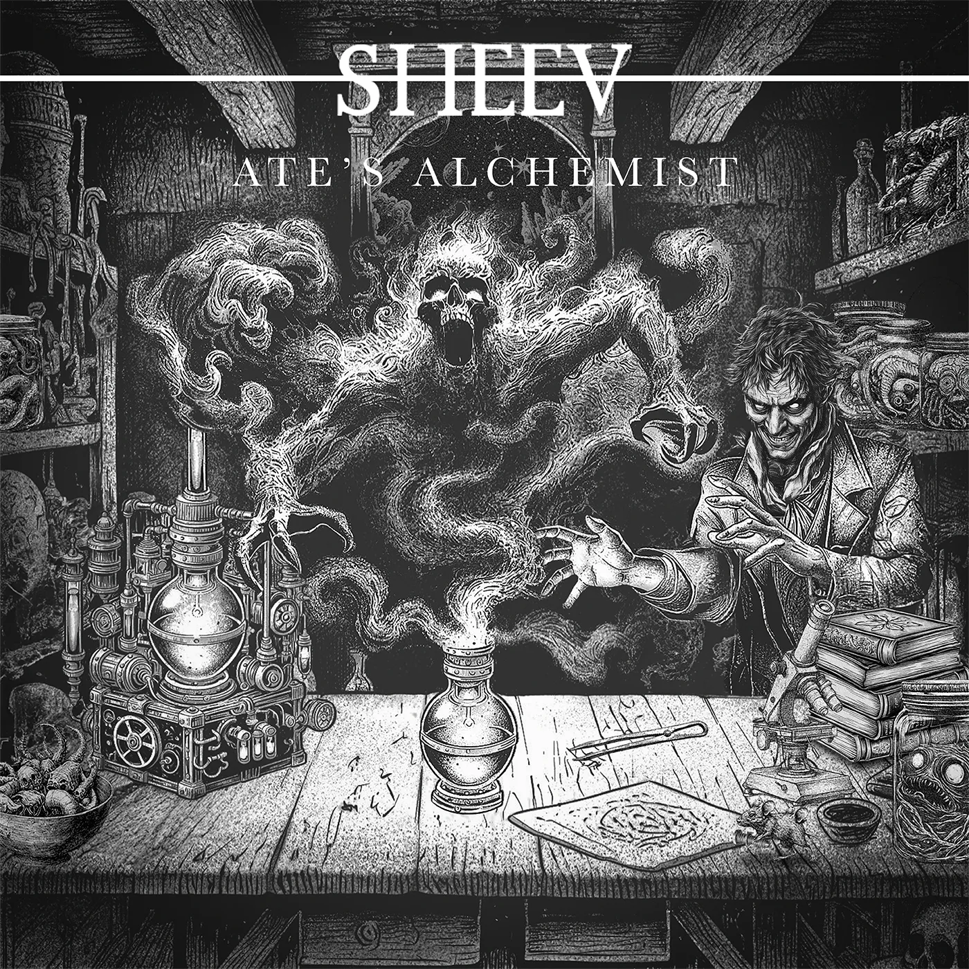 Official album cover art for the release Ate's Alchemist by Sheev