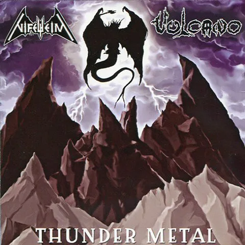 Official album cover art for the release Thunder Metal by Nifelheim