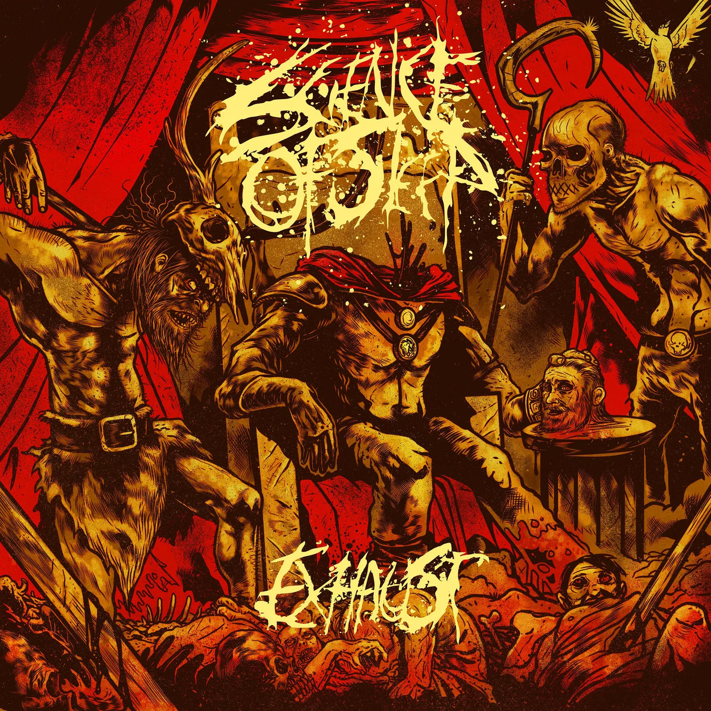 Official album cover art for the release Exhaust by Science of Sleep