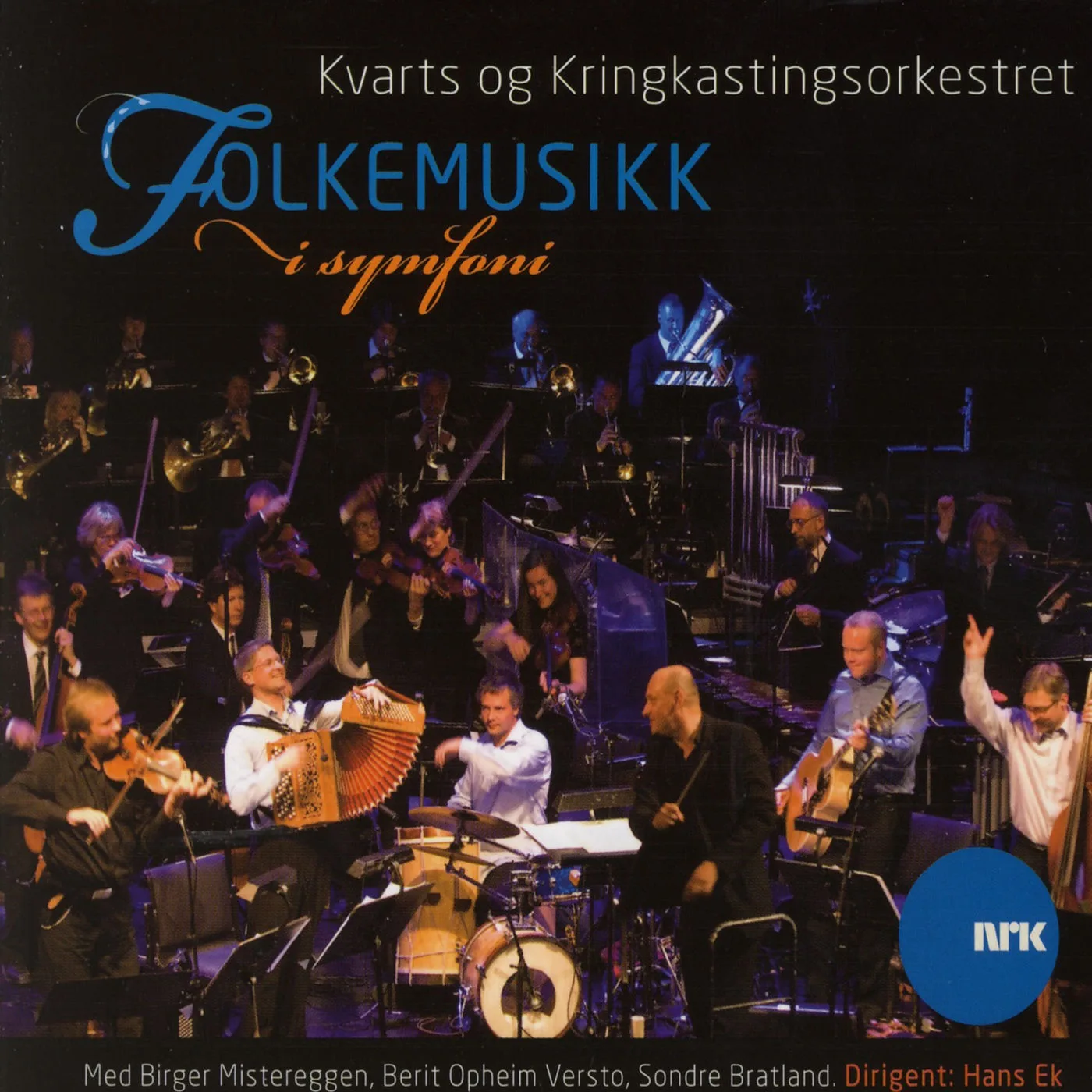 Official album cover art for the release Folkemusikk i symfoni by Kvarts