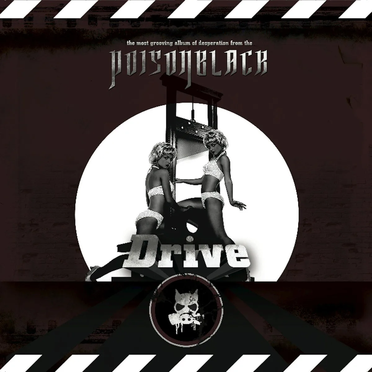 Official album cover art for the release Drive by Poisonblack