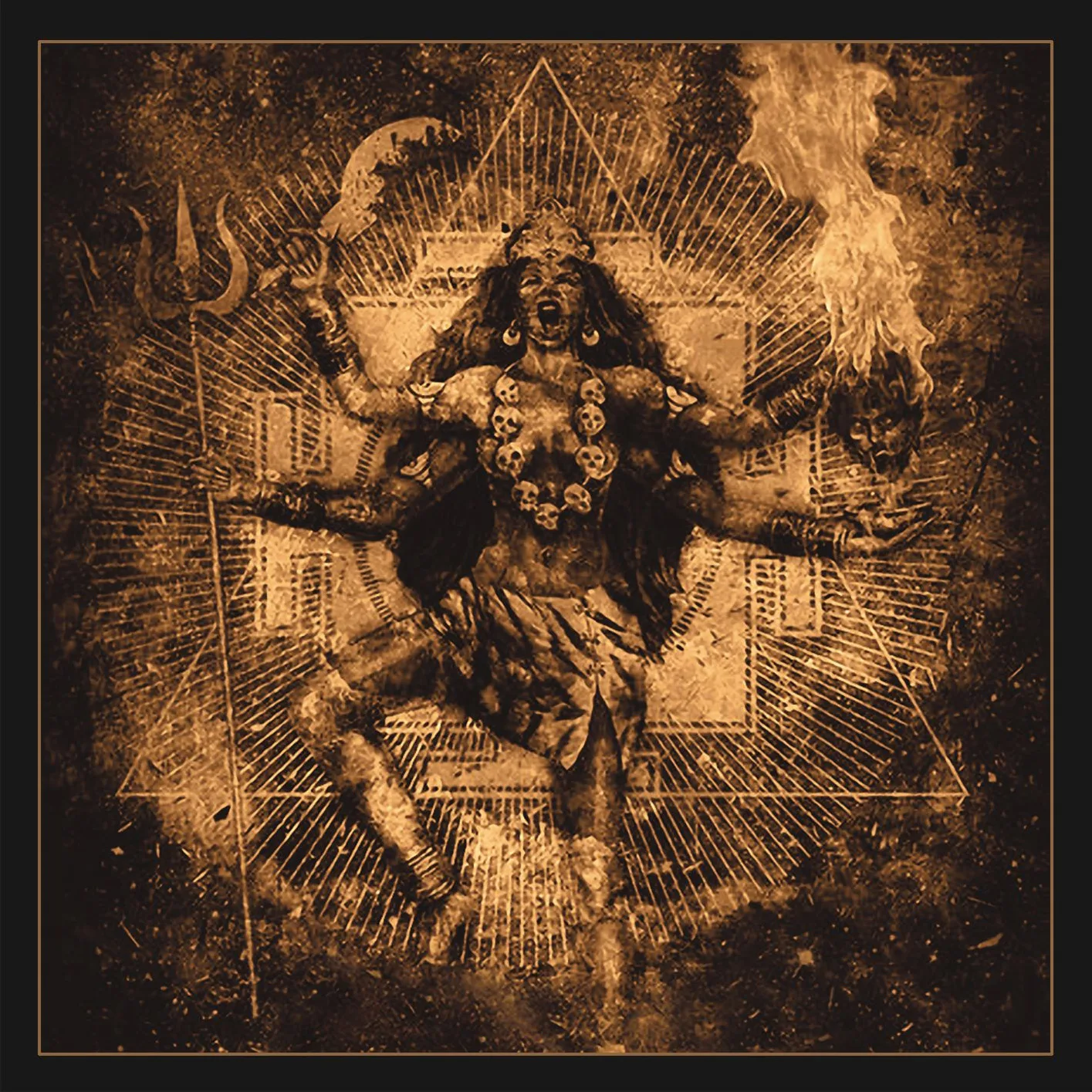 Official album cover art for the release Dark Substance of Dharma by Raventale